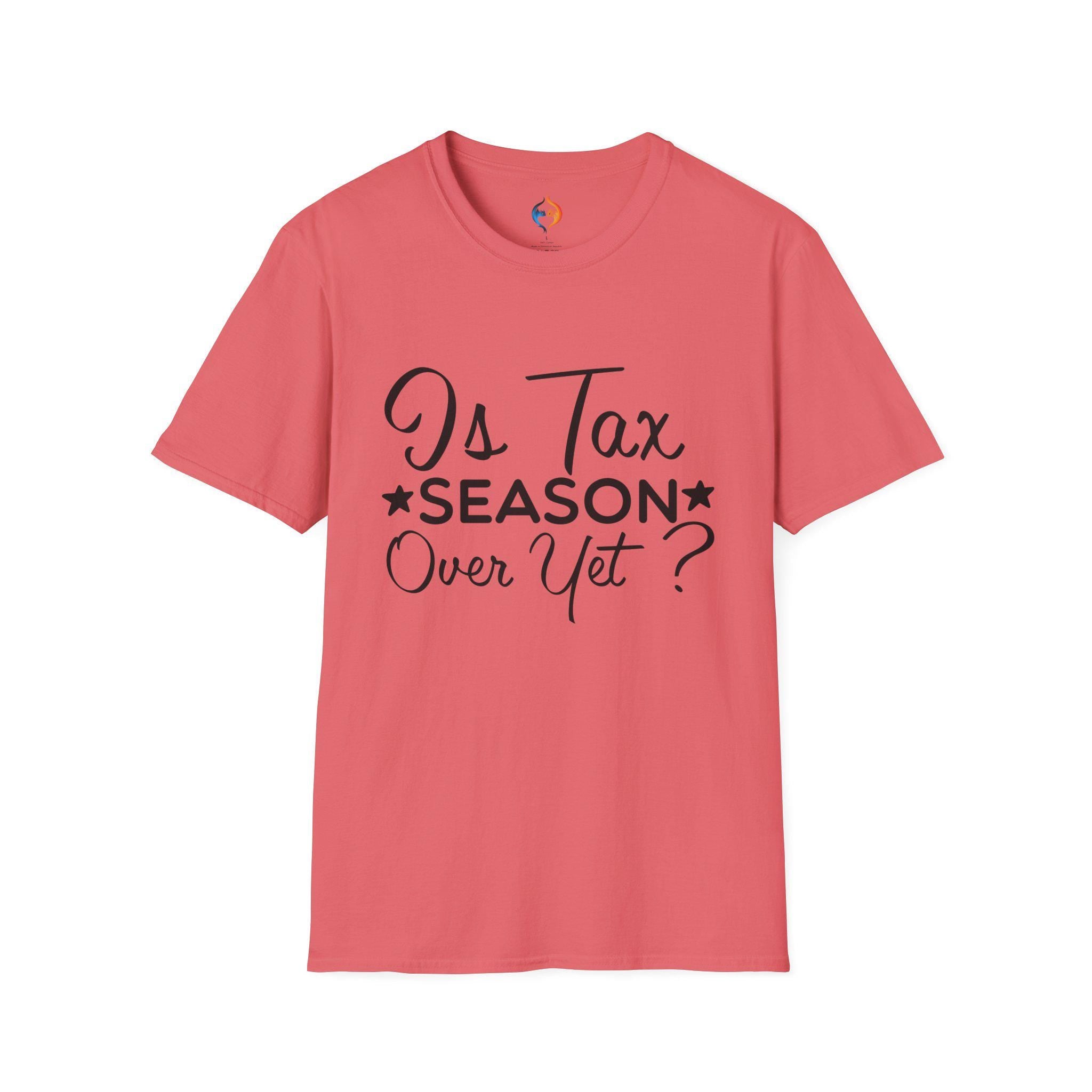 Funny Taxation T-Shirt | Is Tax Season Over Yet? | Gift for CPAs & Accountants | Humorous Accountant Apparel, white elephant gift,