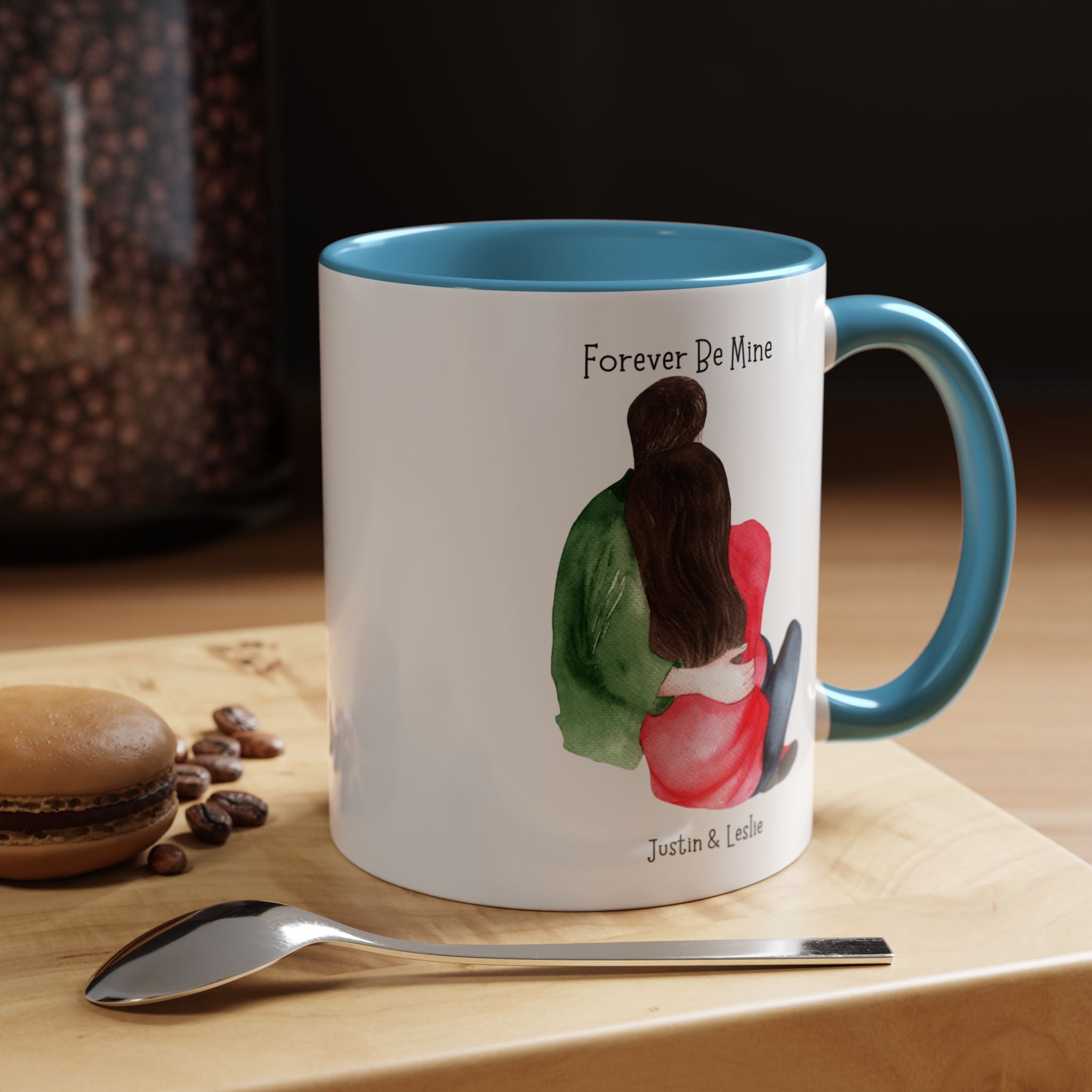 Forever Be Mine Personalized Romantic Mug, , Accent Cup 11/15oz, Anniversary Valentines, V-Day, Couples Gift, Perfect for bf, gf or spouse