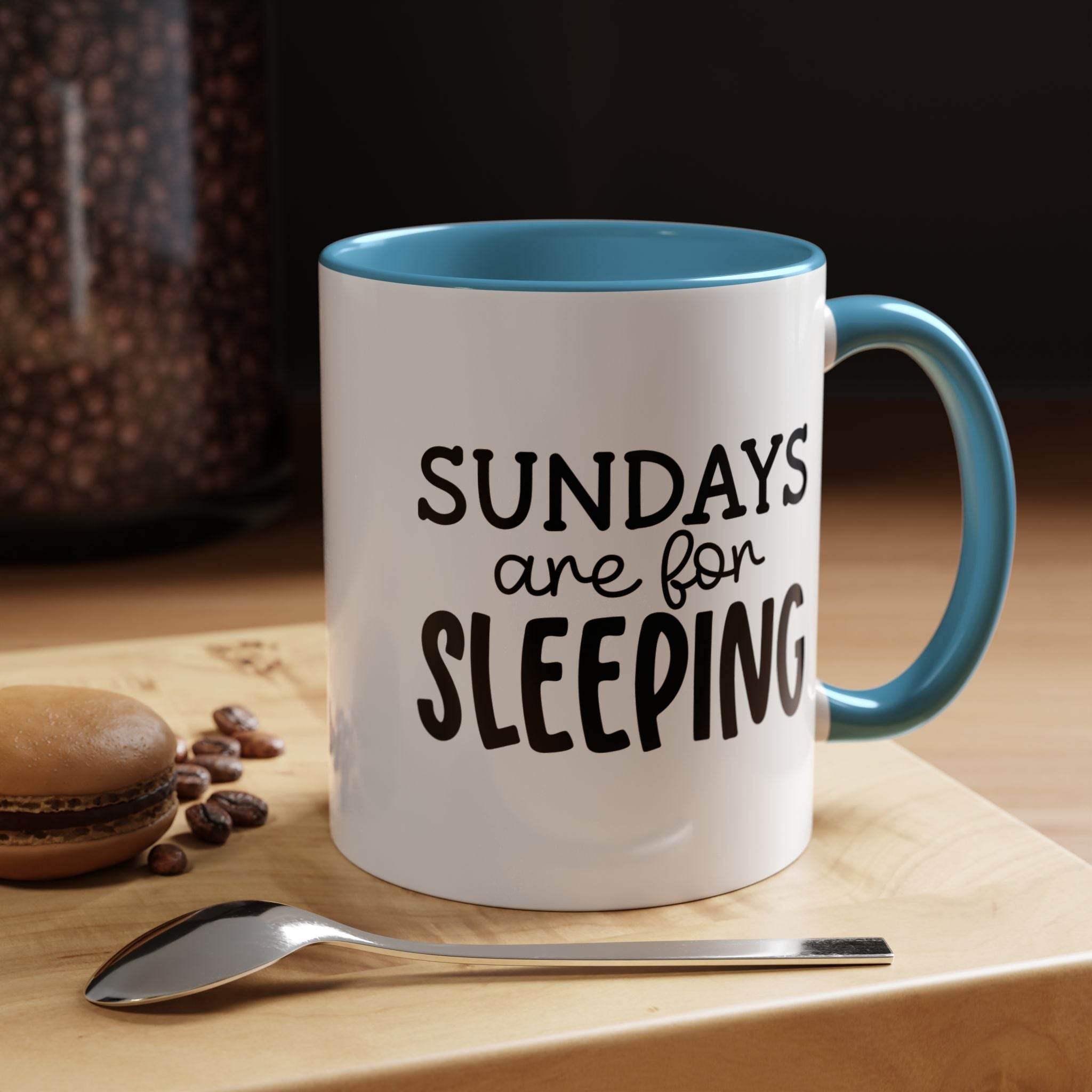 funny coffee mug gift Sundays Are For Sleeping, Sarcastic Tea Cup