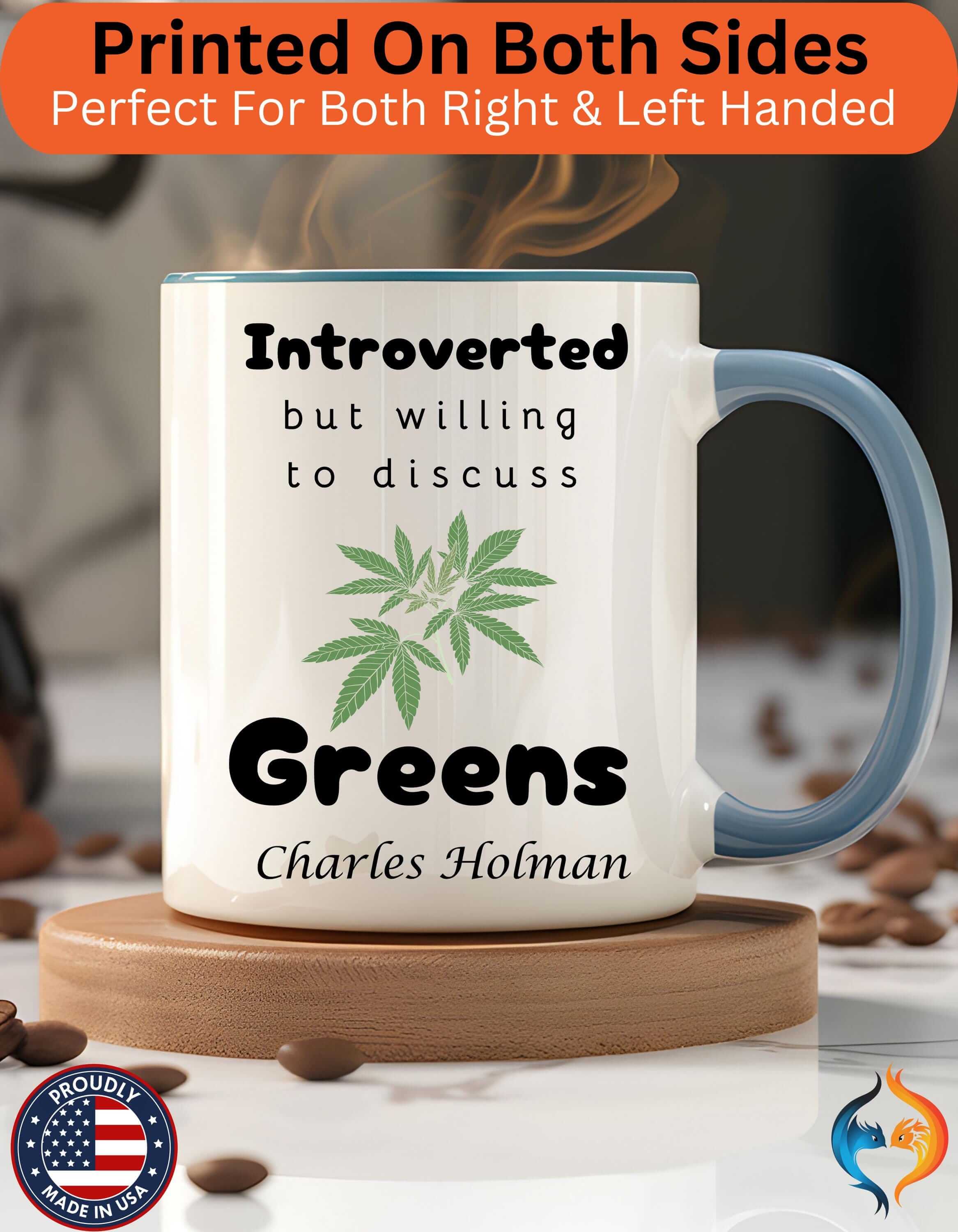 Introverted But Willing To Discuss Greens 11Oz 15Oz Under Personali...