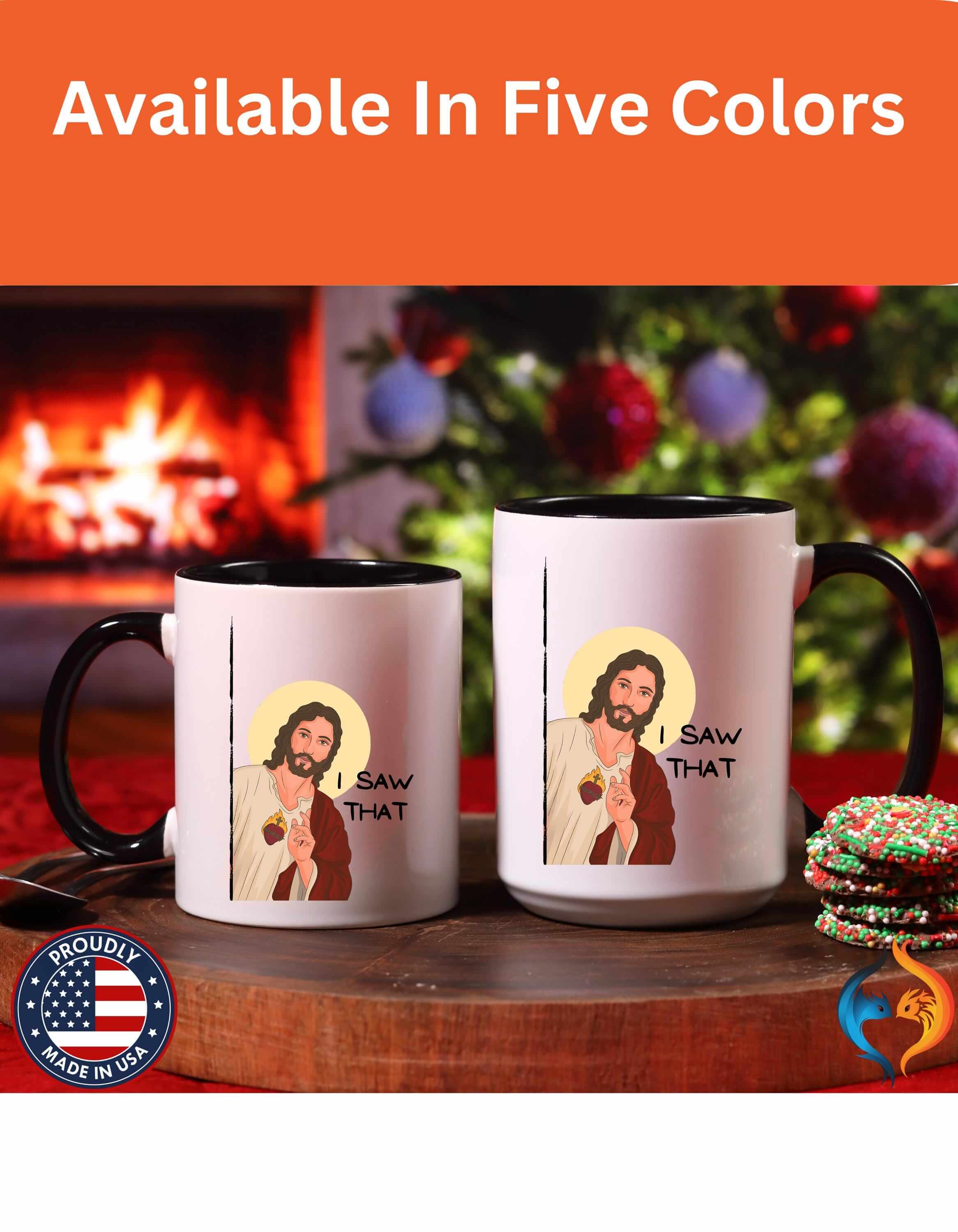 Jesus Peeking I Saw That 15Oz Great Atheists Faith Lovers Under Per...