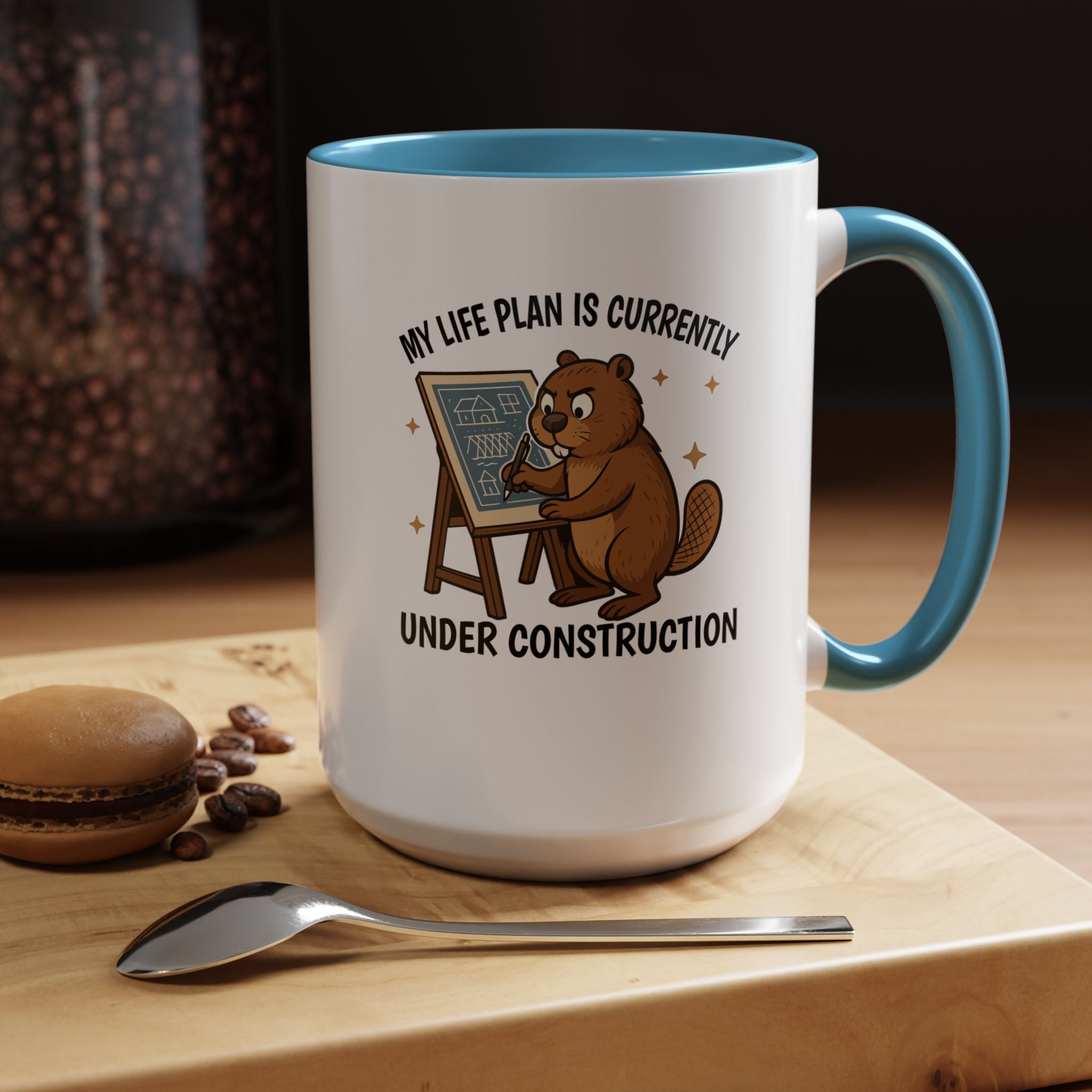 My Life Plan is Under Construction | Funny Coffee Mug, Sarcastic Tea Cup, Unique Gift Idea