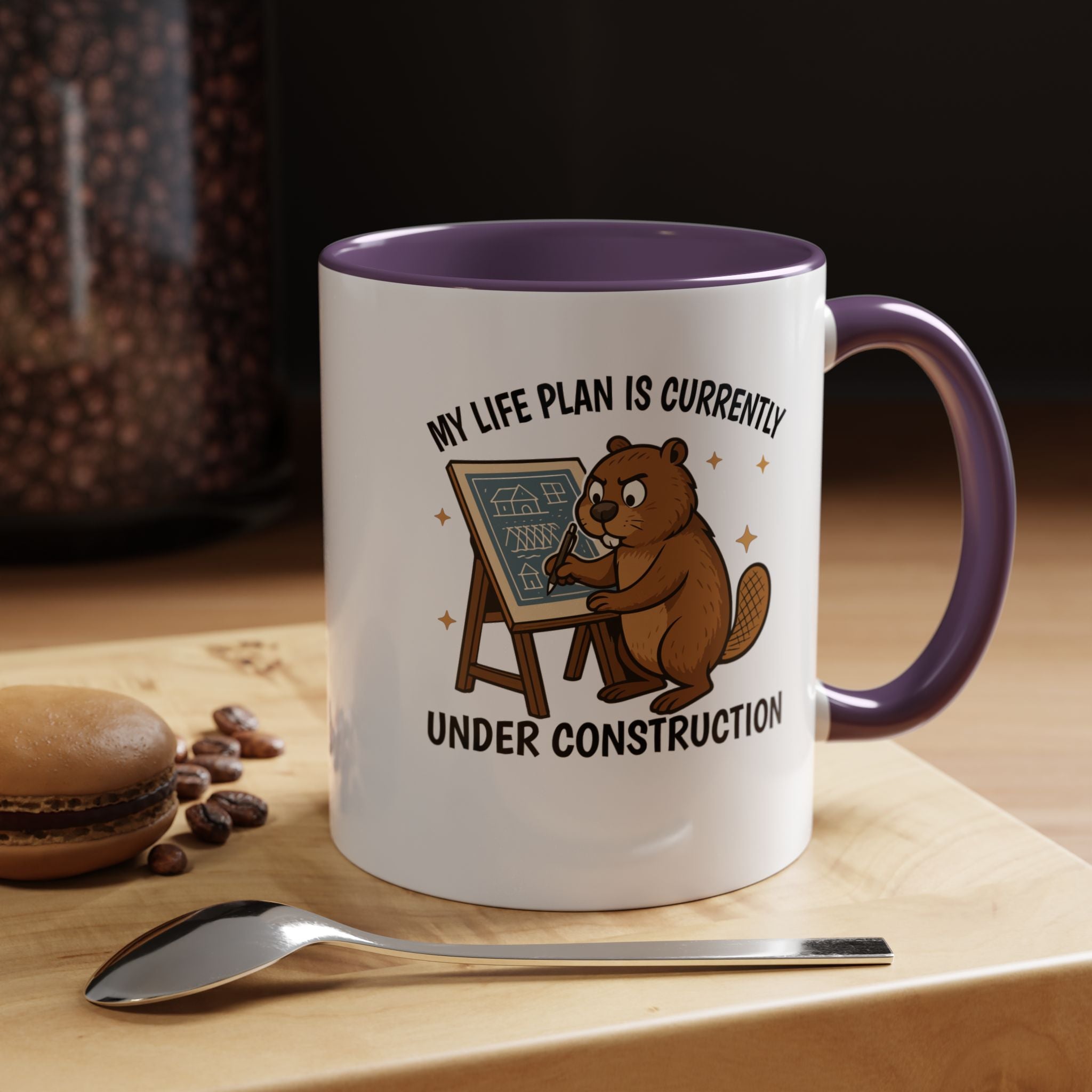 My Life Plan is Under Construction | Funny Coffee Mug, Sarcastic Tea Cup, Unique Gift Idea