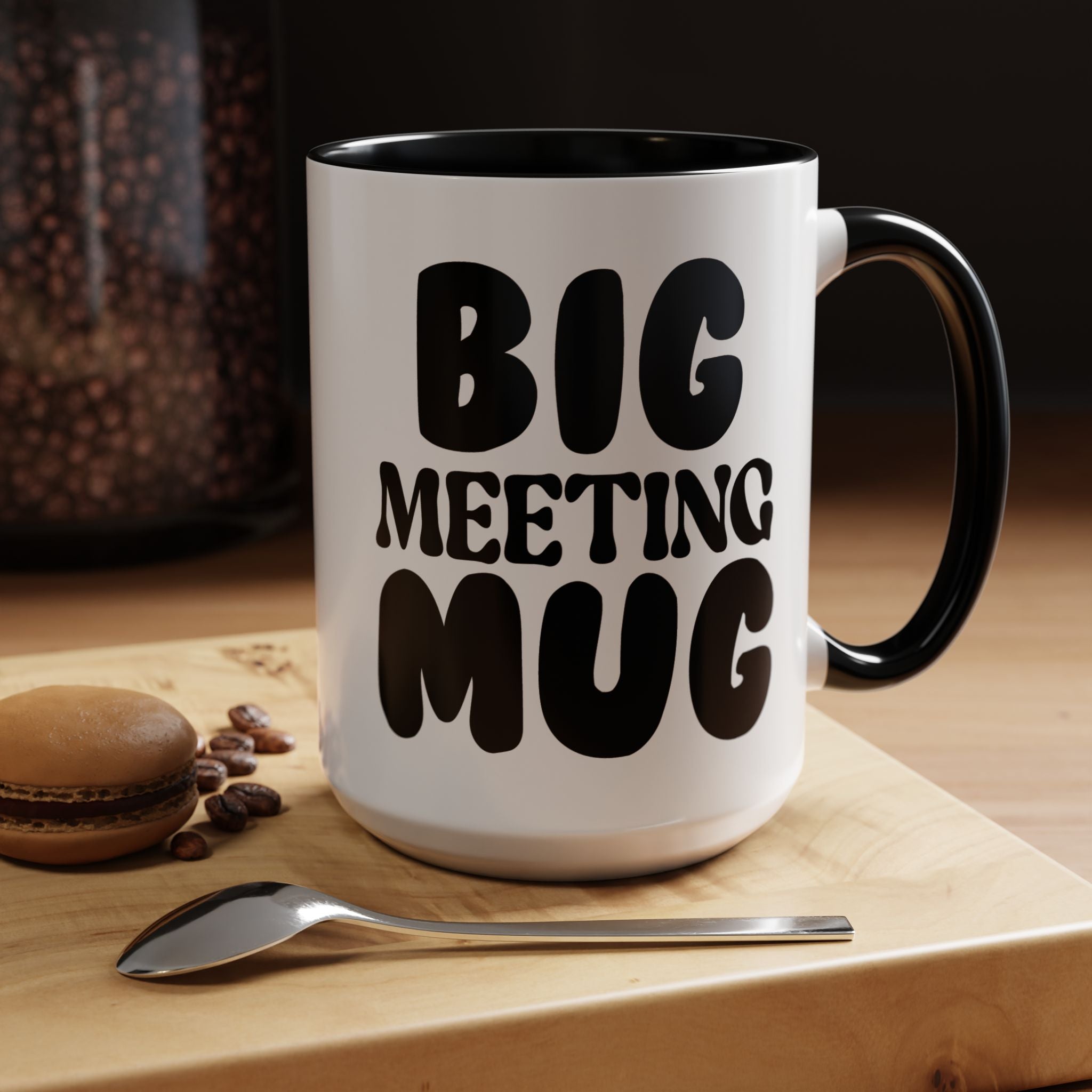 Funny Coffee Mug, Personalized Mug for Big Meeting Accent Coffee Cup (11, 15oz), Gift Under 20, White Elephant gift, Sarcastic Cup