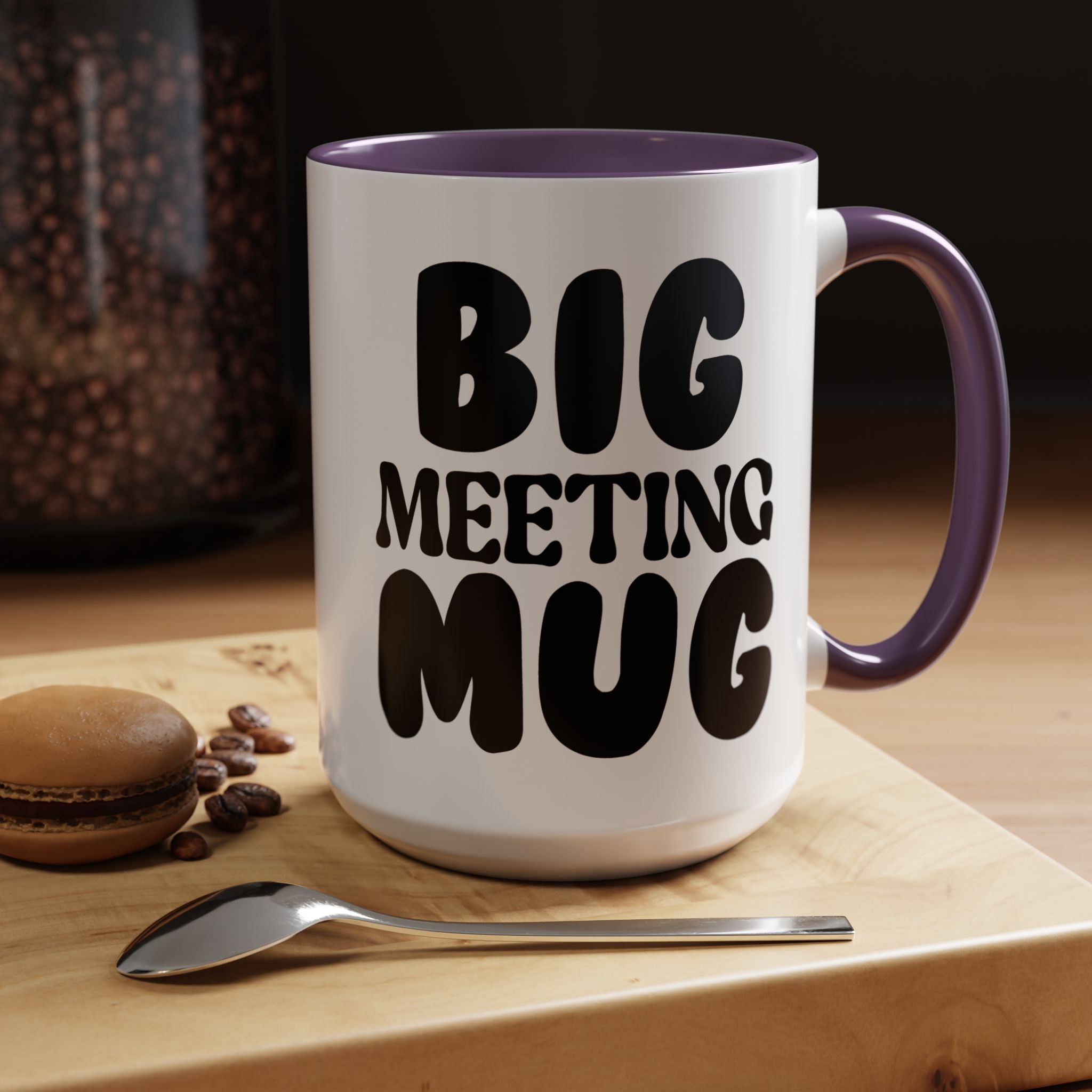 Funny Coffee Mug, Personalized Mug for Big Meeting Accent Coffee Cup (11, 15oz), Gift Under 20, White Elephant gift, Sarcastic Cup
