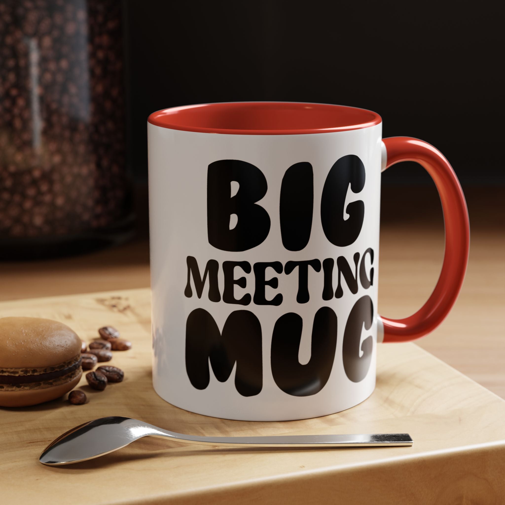 Funny Coffee Mug, Personalized Mug for Big Meeting Accent Coffee Cup (11, 15oz), Gift Under 20, White Elephant gift, Sarcastic Cup