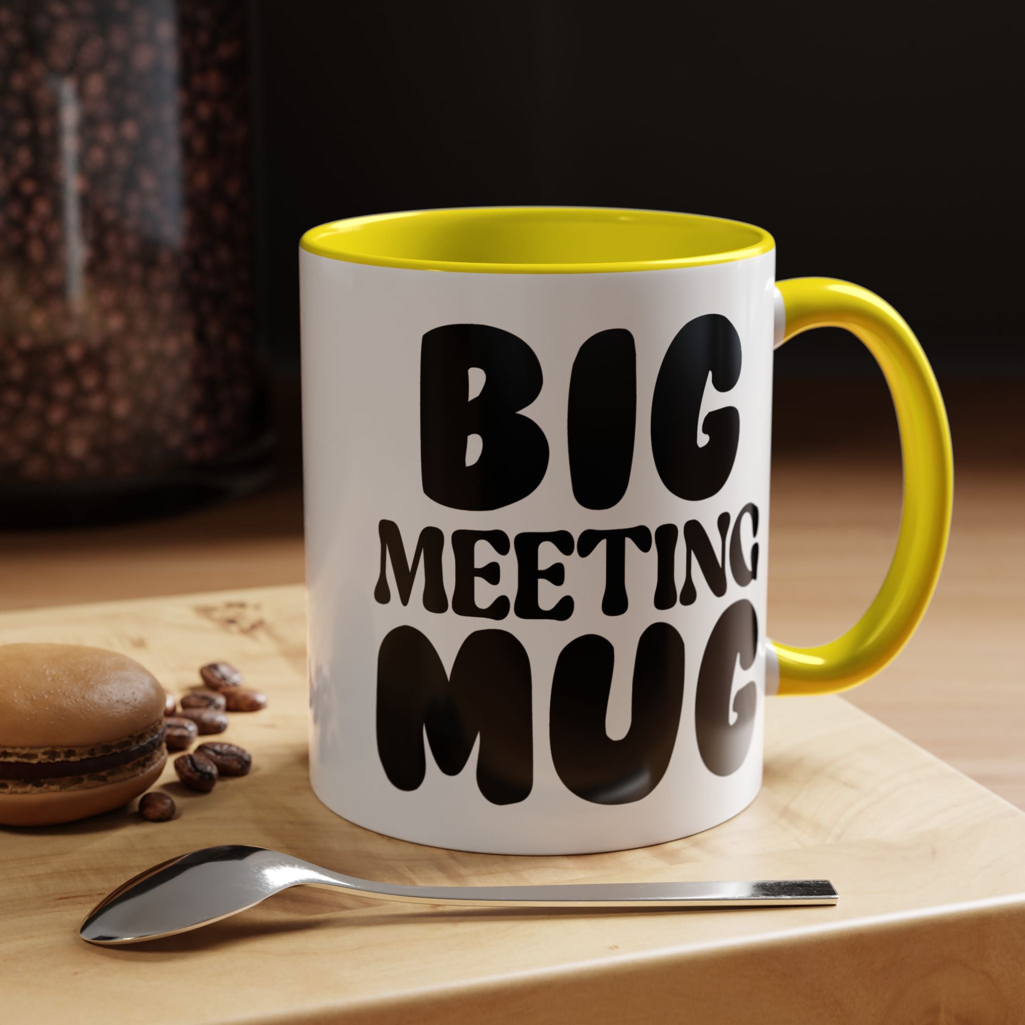 Funny Coffee Mug, Personalized Mug for Big Meeting Accent Coffee Cup (11, 15oz), Gift Under 20, White Elephant gift, Sarcastic Cup