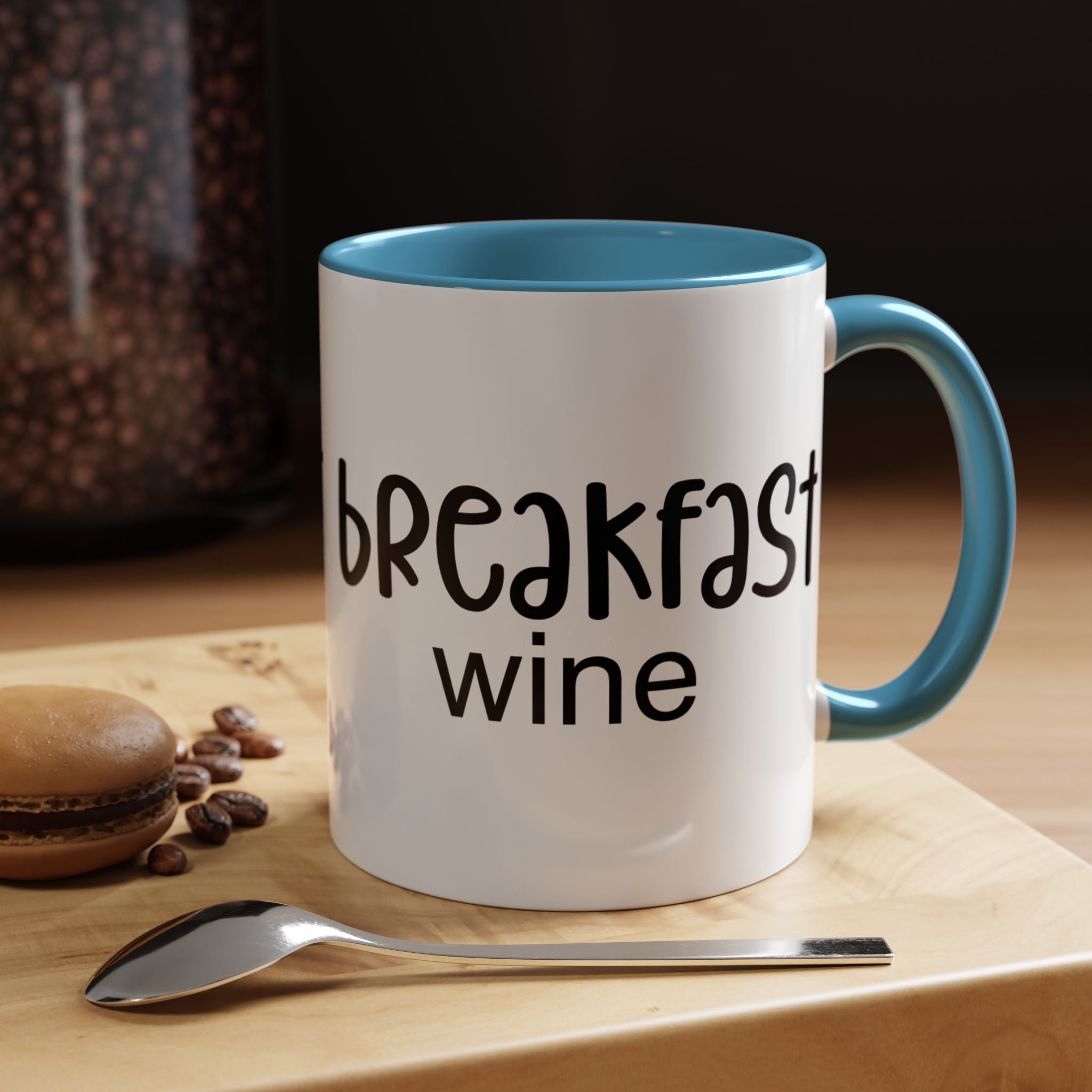 Funny Coffee Mug, Personalized Mug Breakfast Wine Accent Cup (11, 15oz), Gift Under 20, White Elephant gift