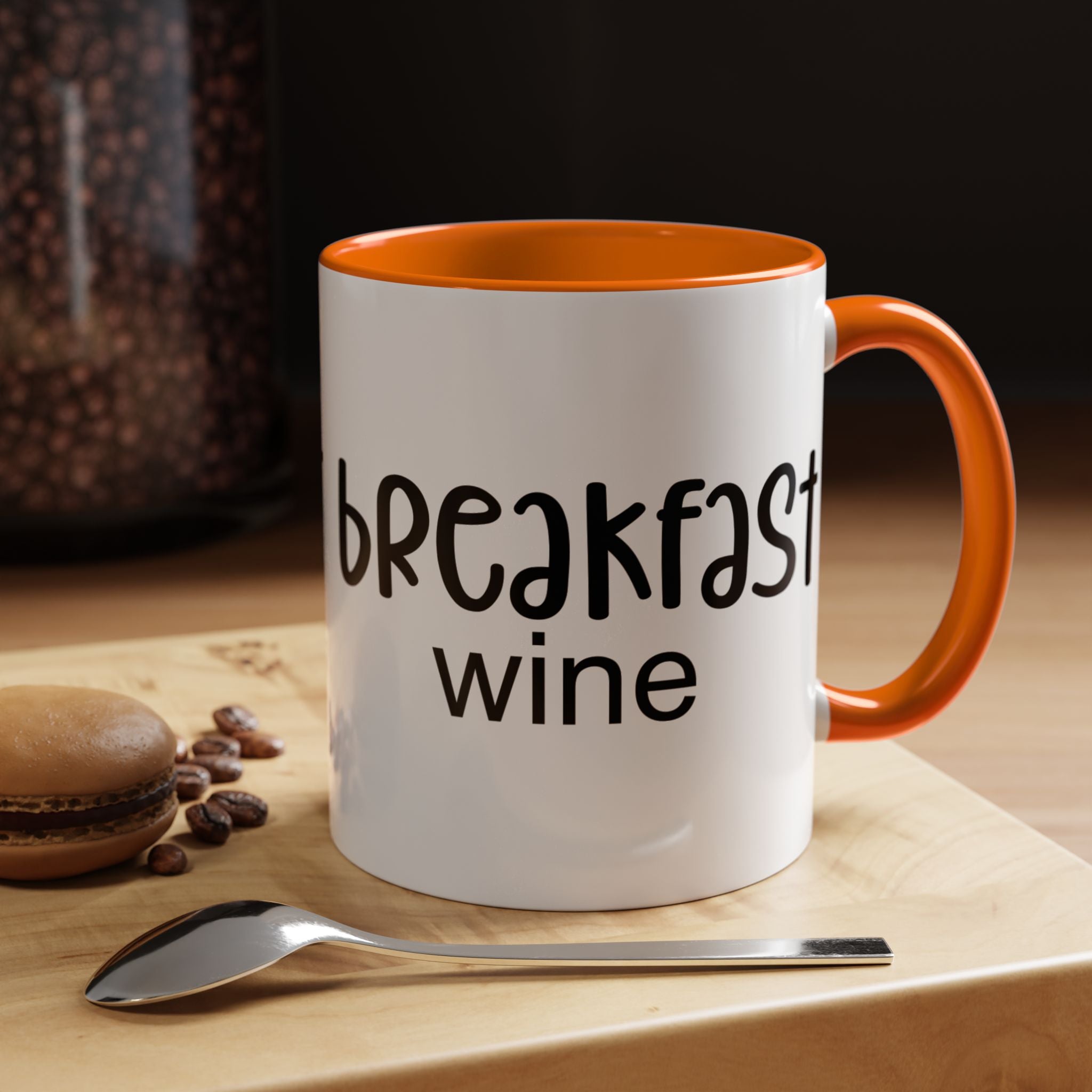 Funny Coffee Mug, Personalized Mug Breakfast Wine Accent Cup (11, 15oz), Gift Under 20, White Elephant gift