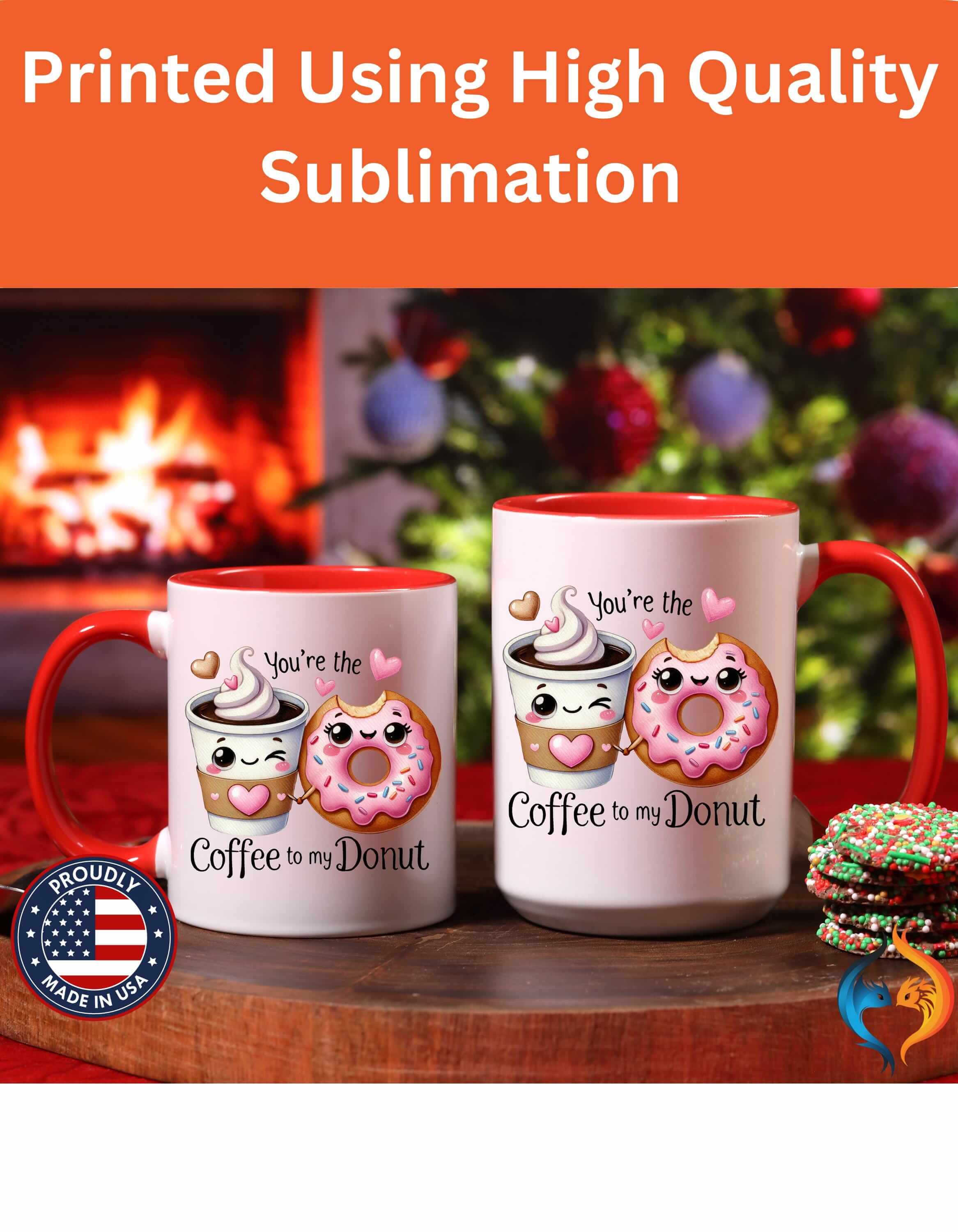 You Are The To My Donut 15Oz Him Her Personalized Funny Valentine's...