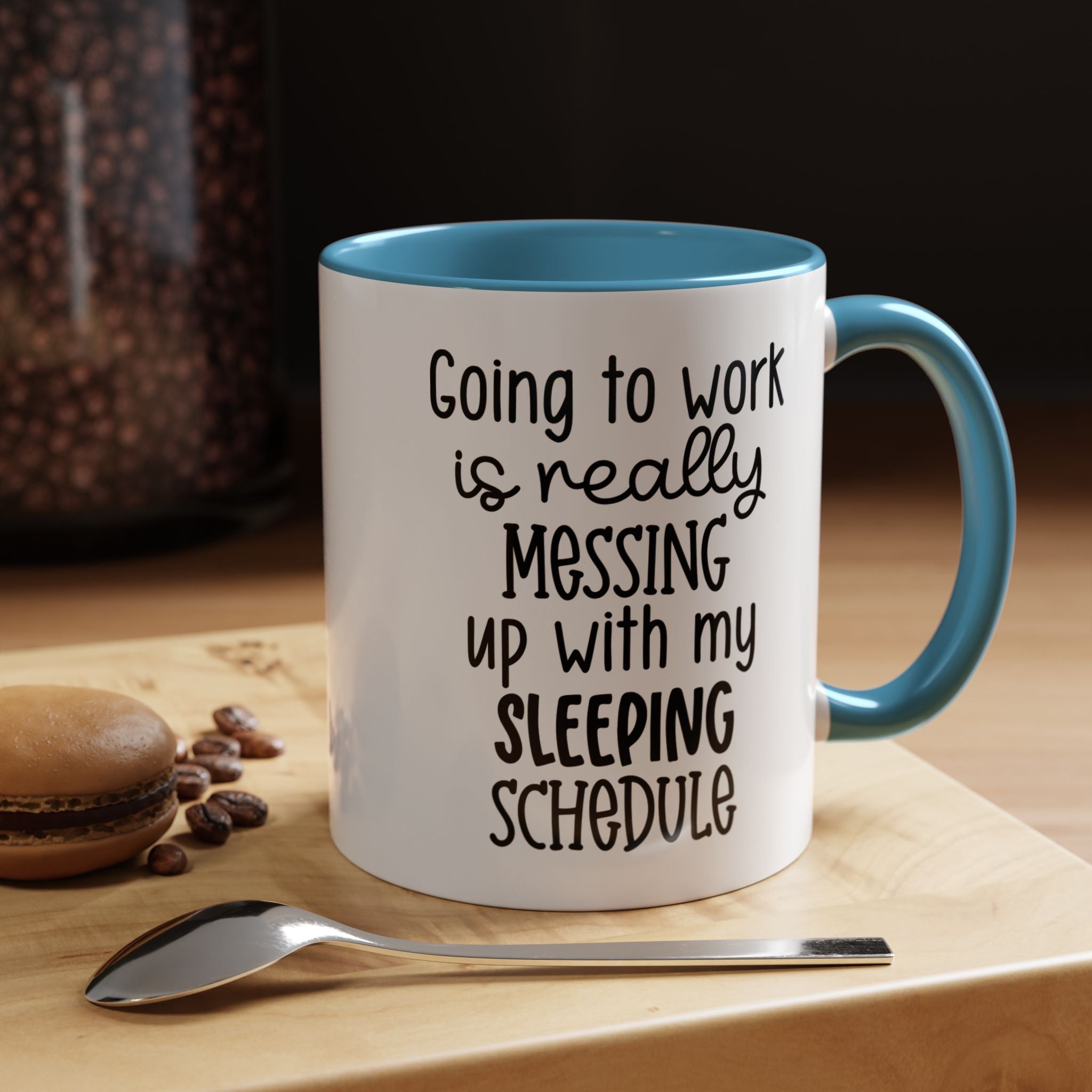 Sleeping Schedule | Funny Coffee Mug, Sarcastic Tea Cup, Unique Gift Idea