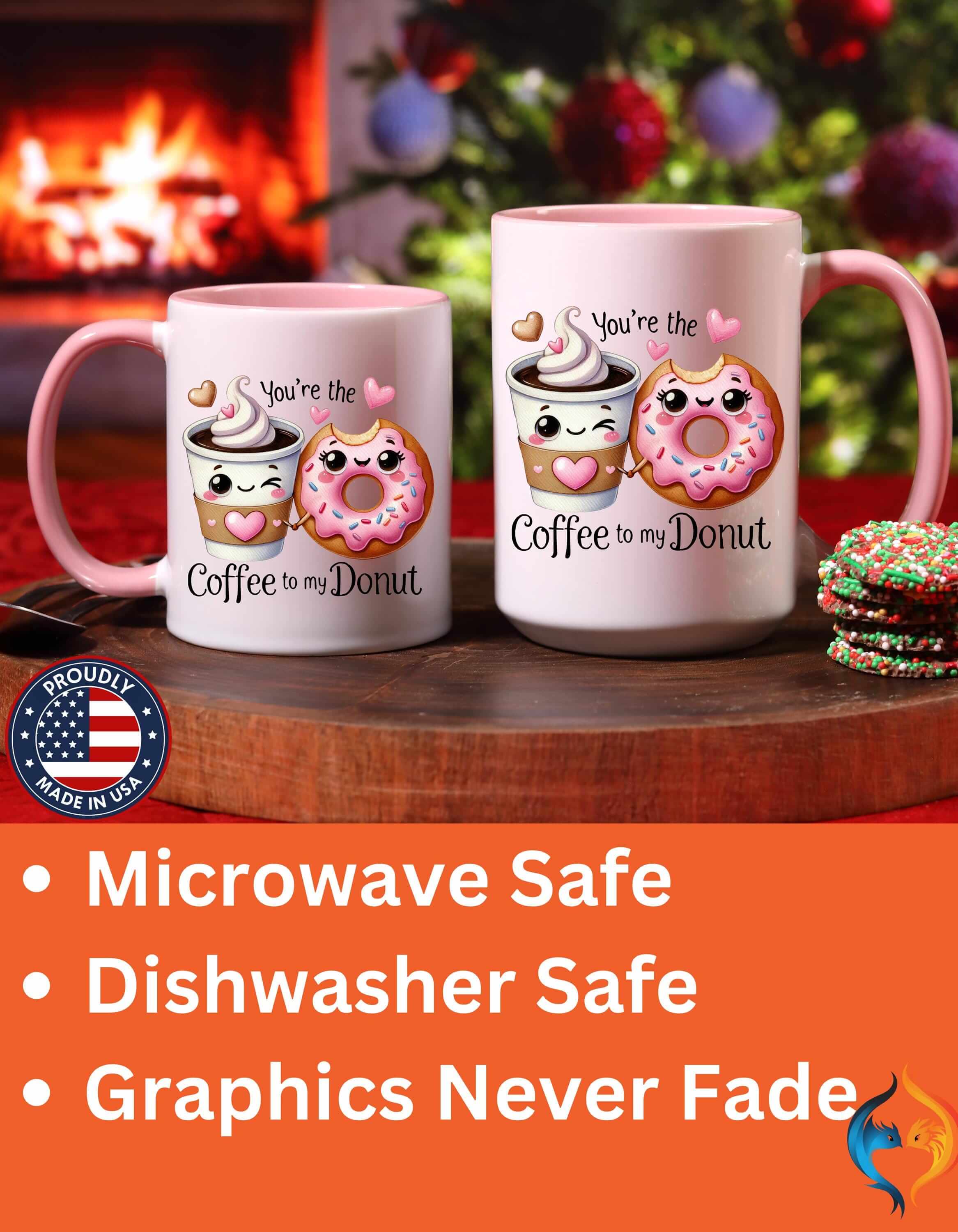 You Are The To My Donut 15Oz Him Her Personalized Funny Valentine's...