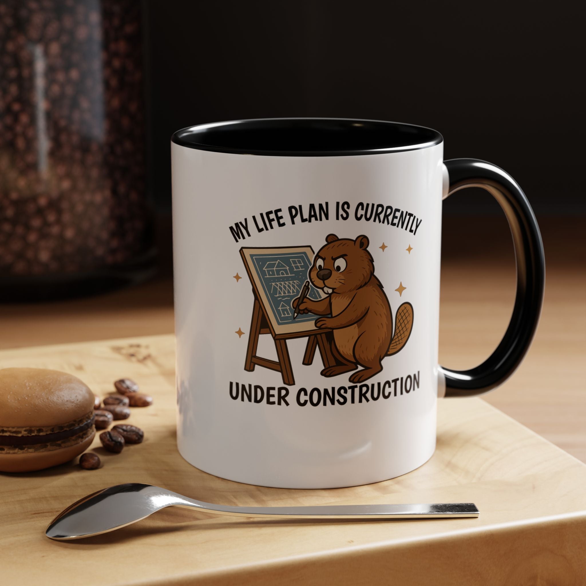 My Life Plan is Under Construction | Funny Coffee Mug, Sarcastic Tea Cup, Unique Gift Idea