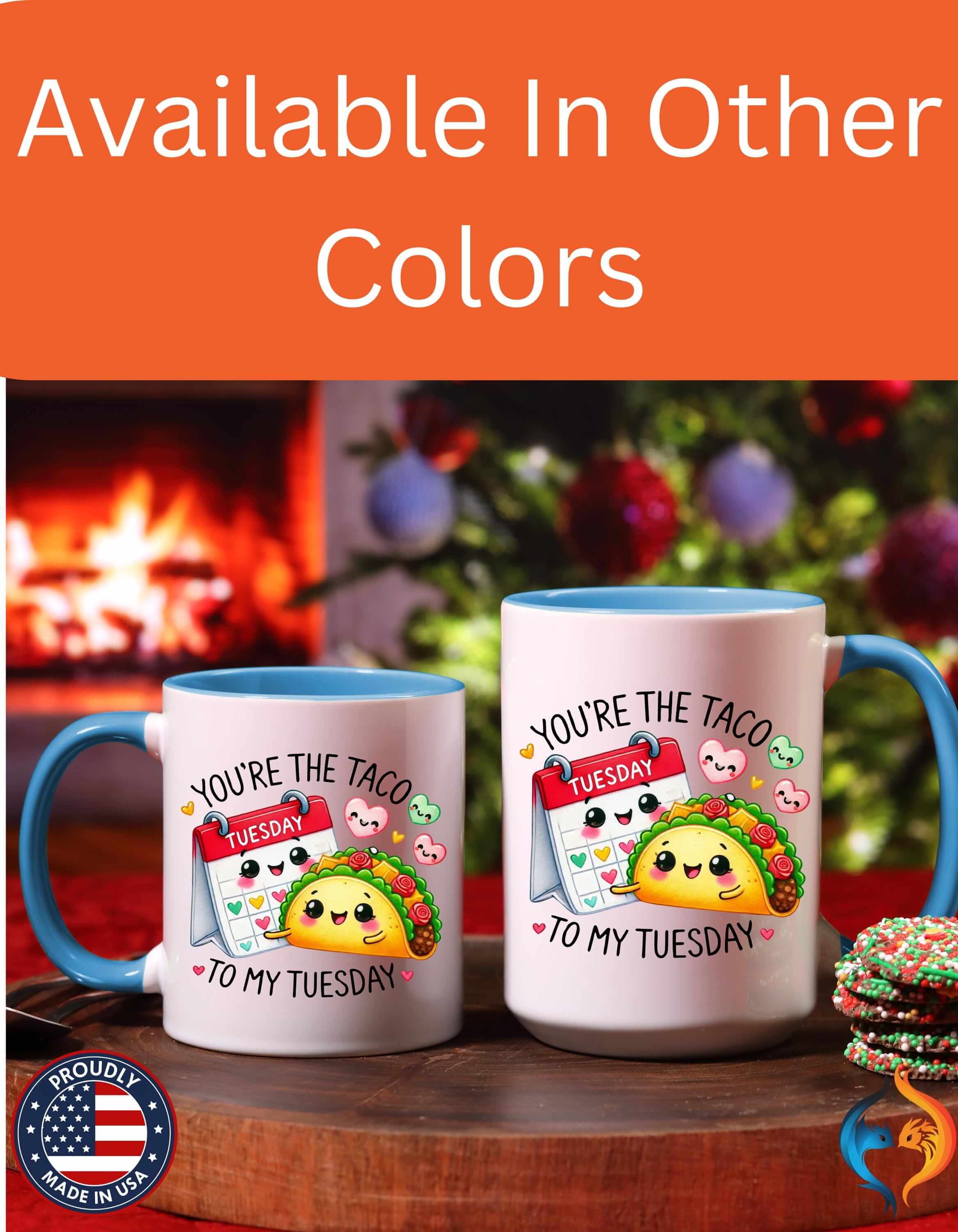 You Are The Taco To My Tuesday 15Oz Him Her Personalized Funny Vale...