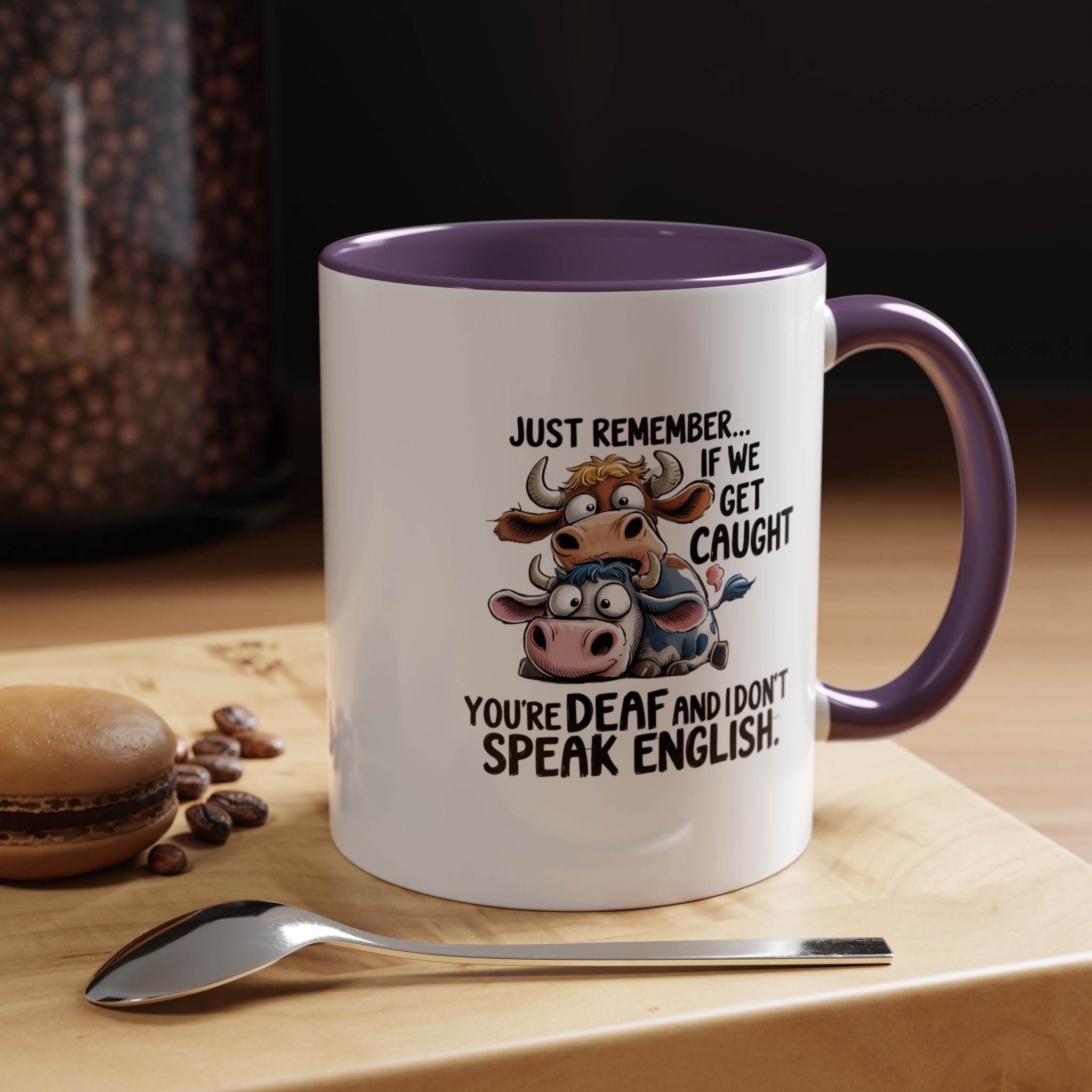 If We Get Caught | Funny Coffee Mug, Sarcastic Tea Cup, Unique Gift Idea