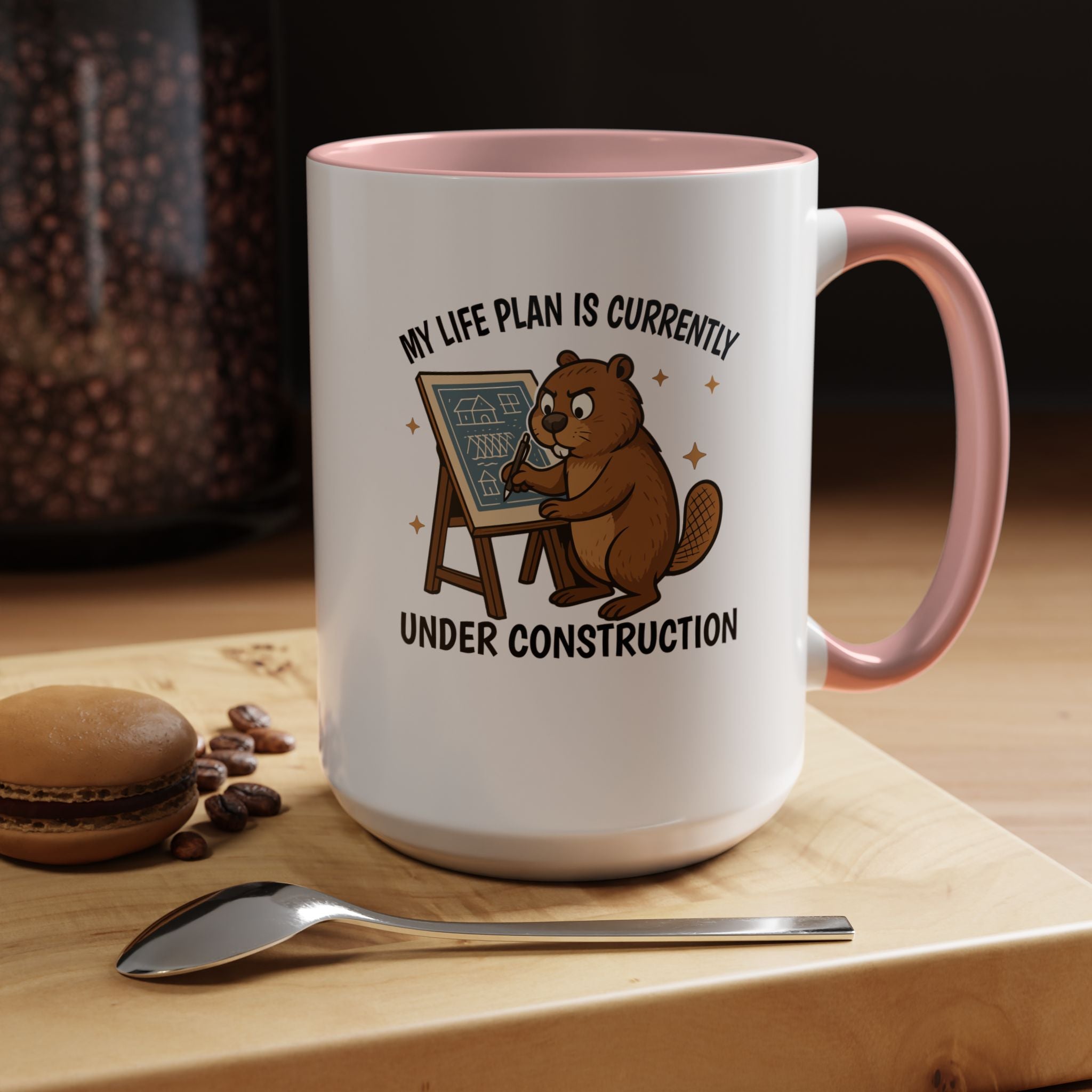 My Life Plan is Under Construction | Funny Coffee Mug, Sarcastic Tea Cup, Unique Gift Idea