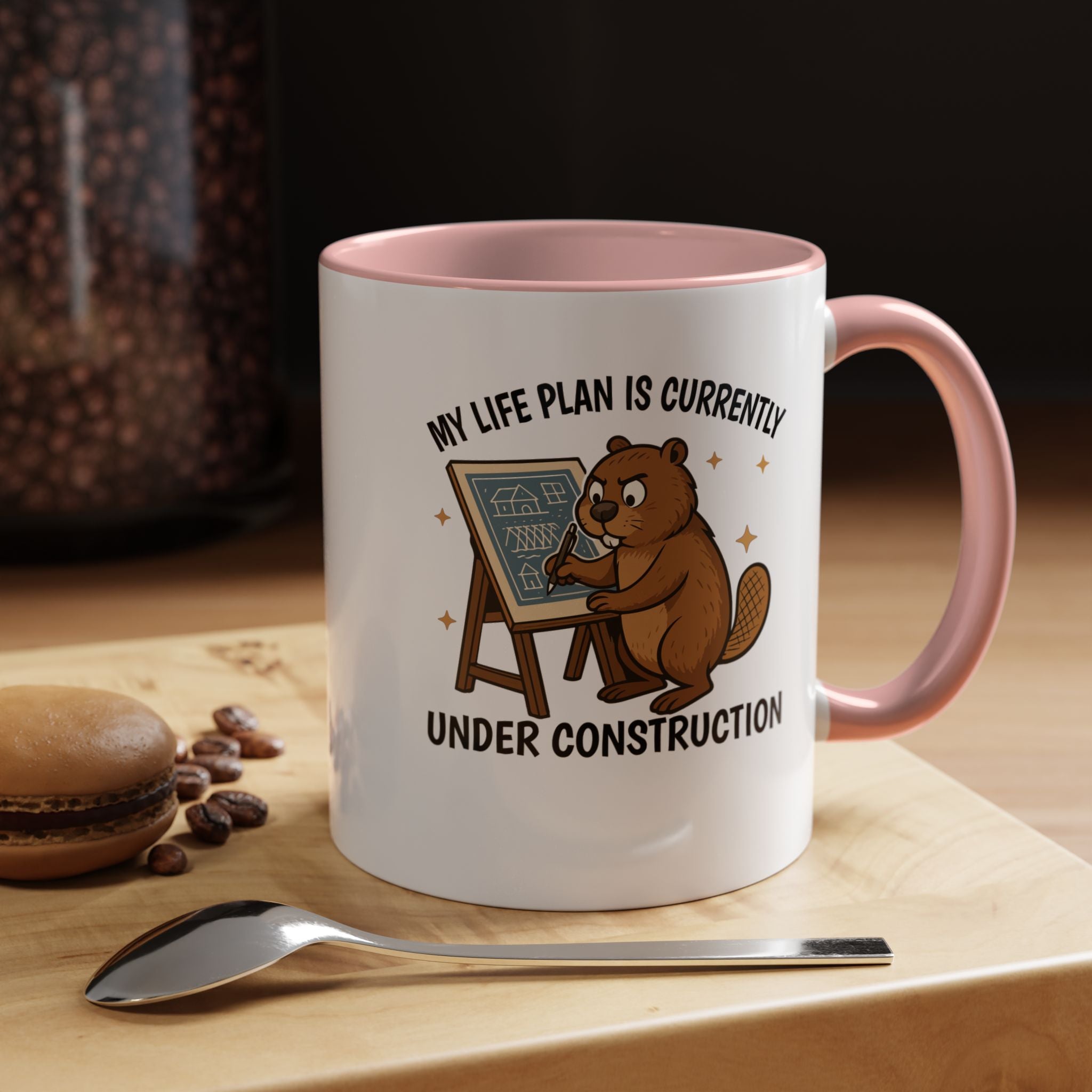 My Life Plan is Under Construction | Funny Coffee Mug, Sarcastic Tea Cup, Unique Gift Idea