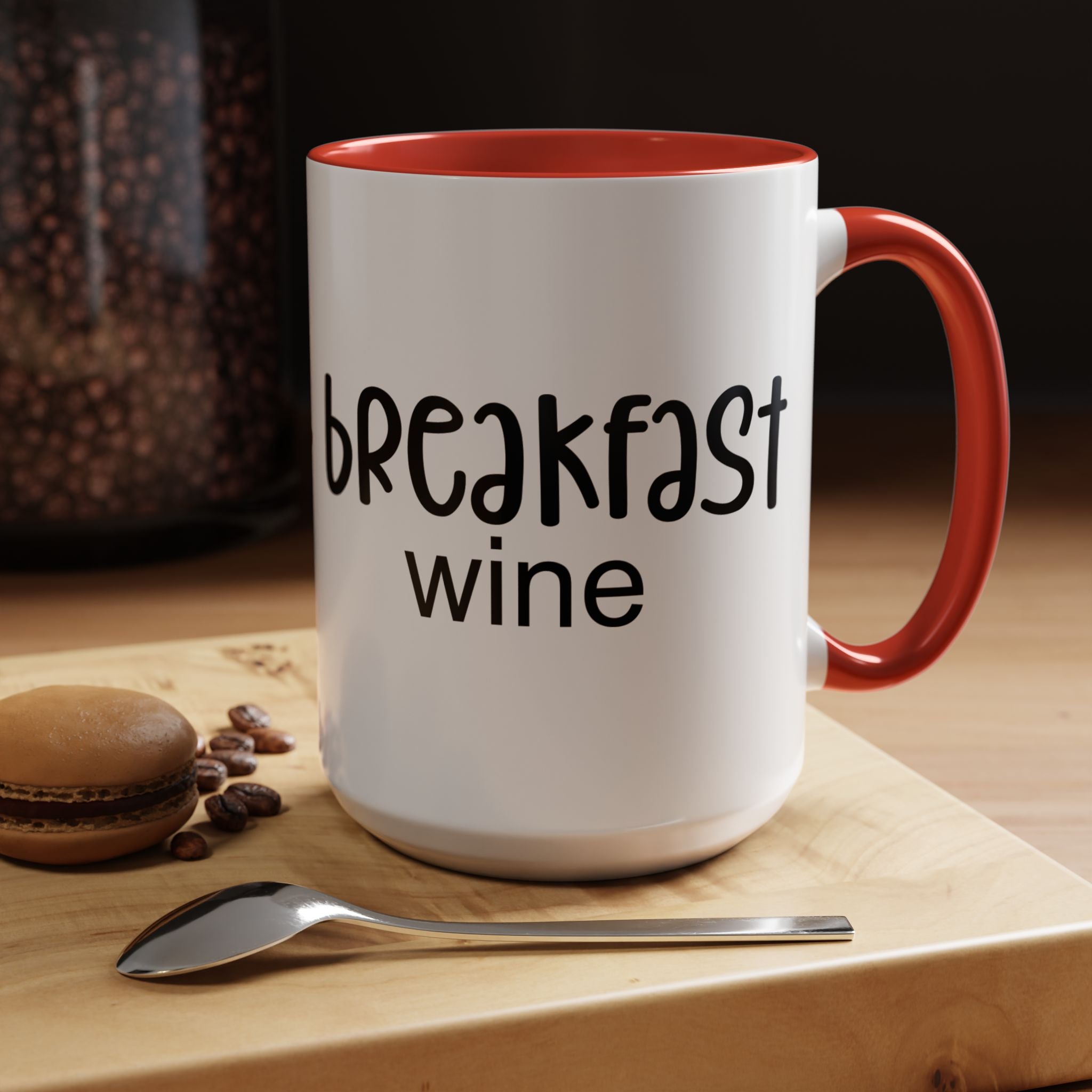 Funny Coffee Mug, Personalized Mug Breakfast Wine Accent Cup (11, 15oz), Gift Under 20, White Elephant gift