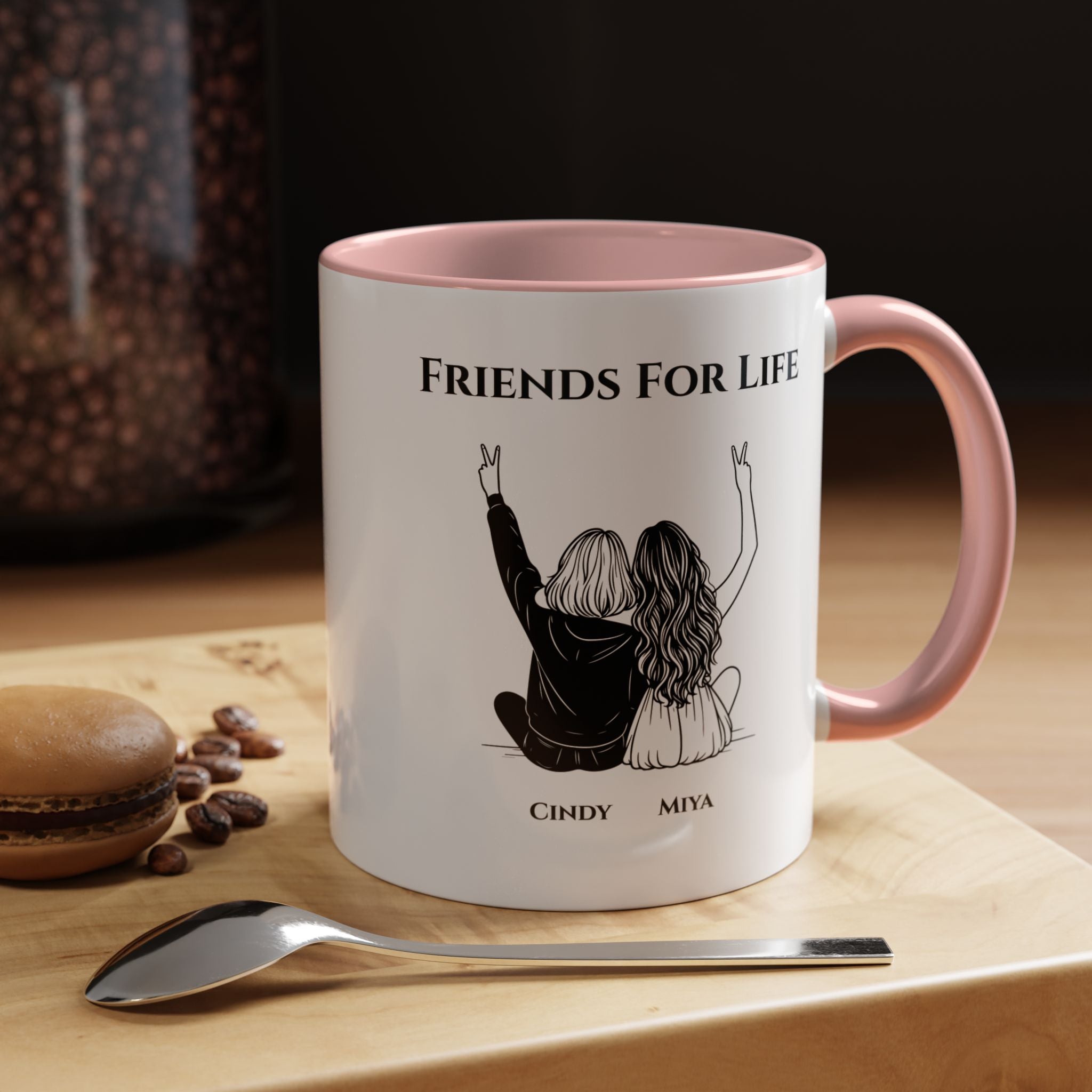 Friends For Life | Funny Coffee Mug, Sarcastic Tea Cup, Unique Gift Idea