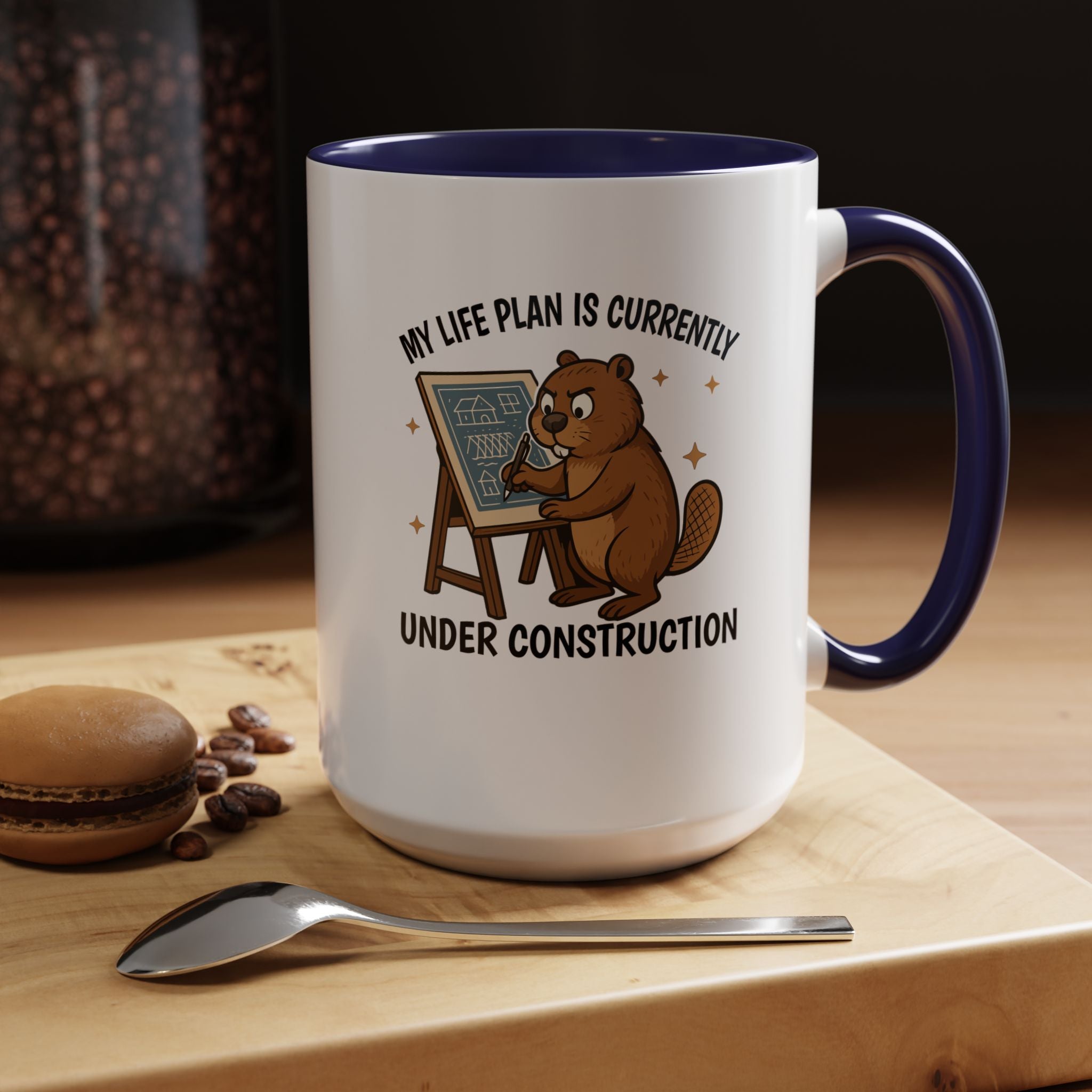 My Life Plan is Under Construction | Funny Coffee Mug, Sarcastic Tea Cup, Unique Gift Idea