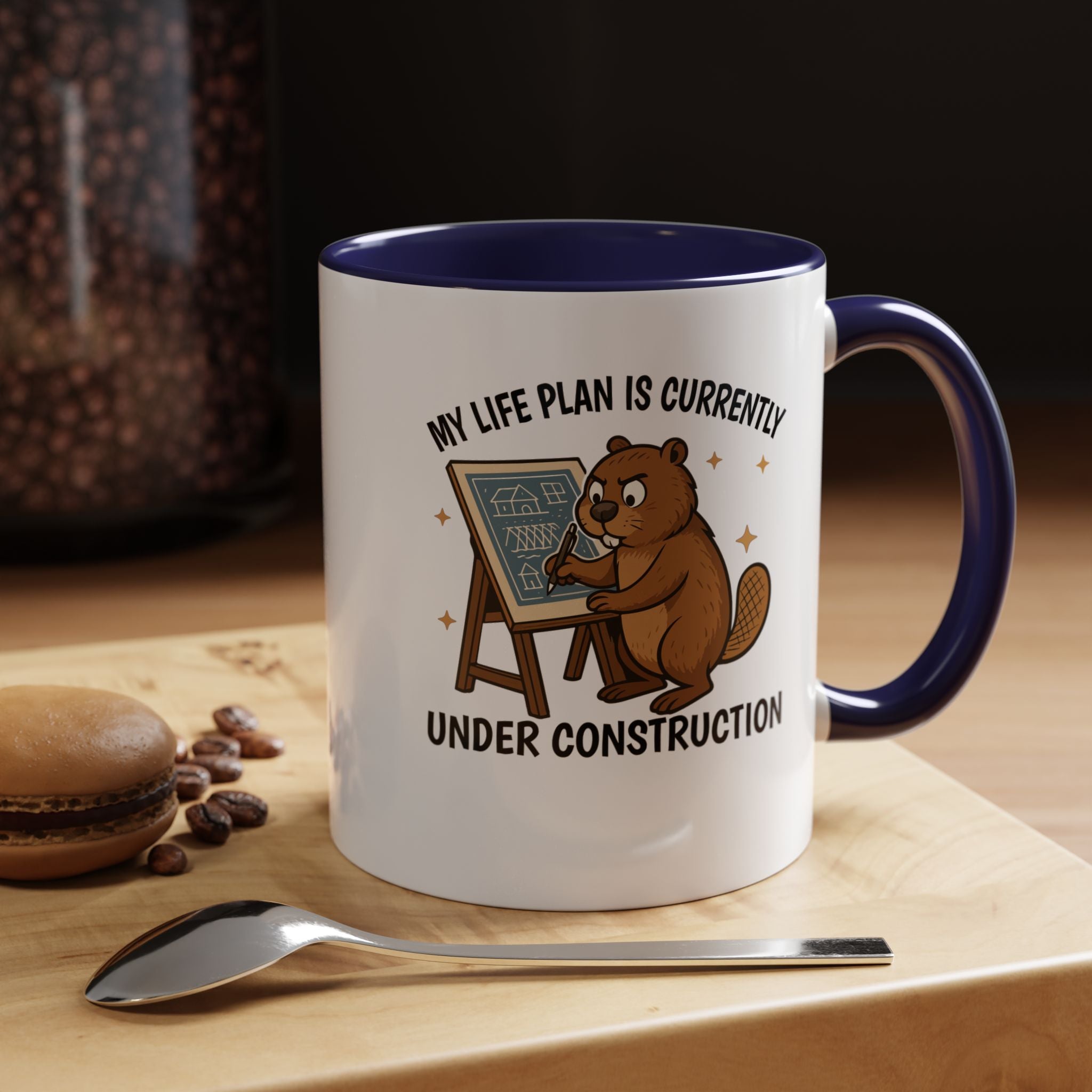 My Life Plan is Under Construction | Funny Coffee Mug, Sarcastic Tea Cup, Unique Gift Idea