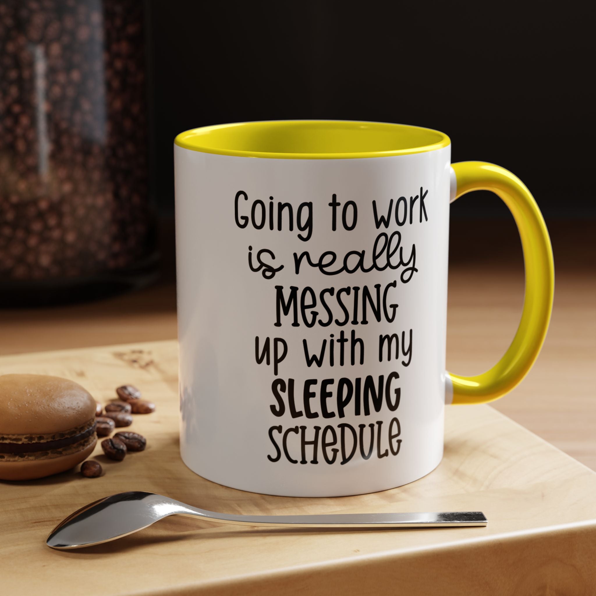 Sleeping Schedule | Funny Coffee Mug, Sarcastic Tea Cup, Unique Gift Idea
