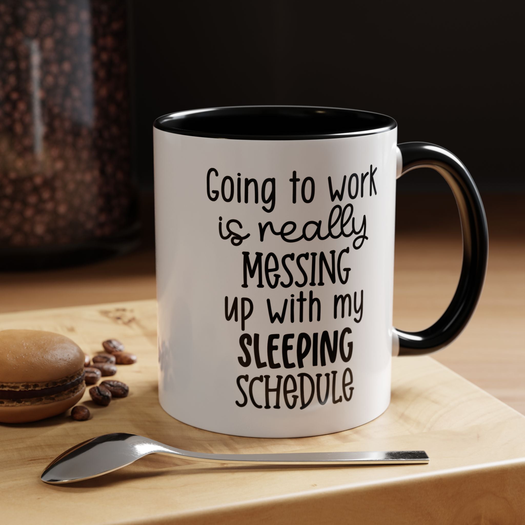 Sleeping Schedule | Funny Coffee Mug, Sarcastic Tea Cup, Unique Gift Idea