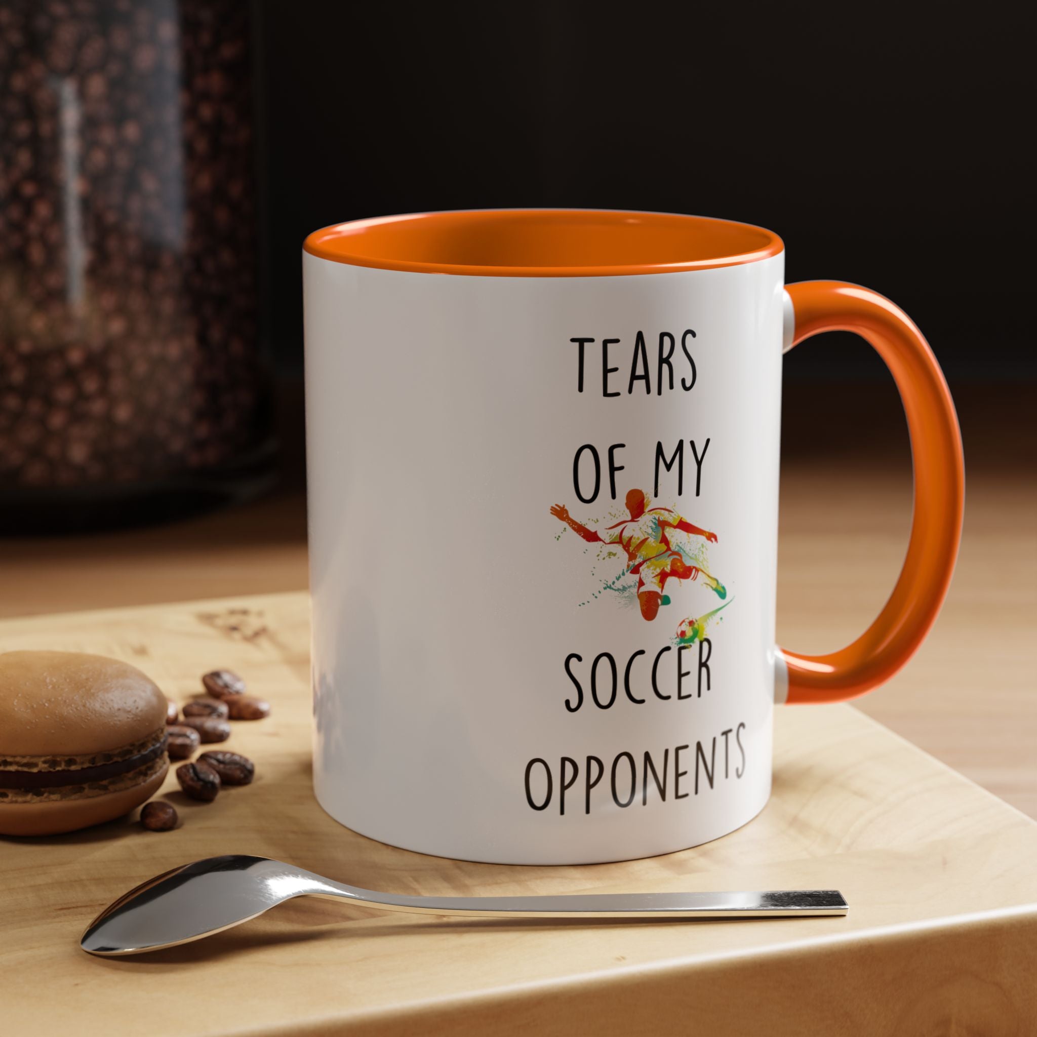 Personalized sarcastic coffee mug Tears Of My Soccer Opponents Tea Cup