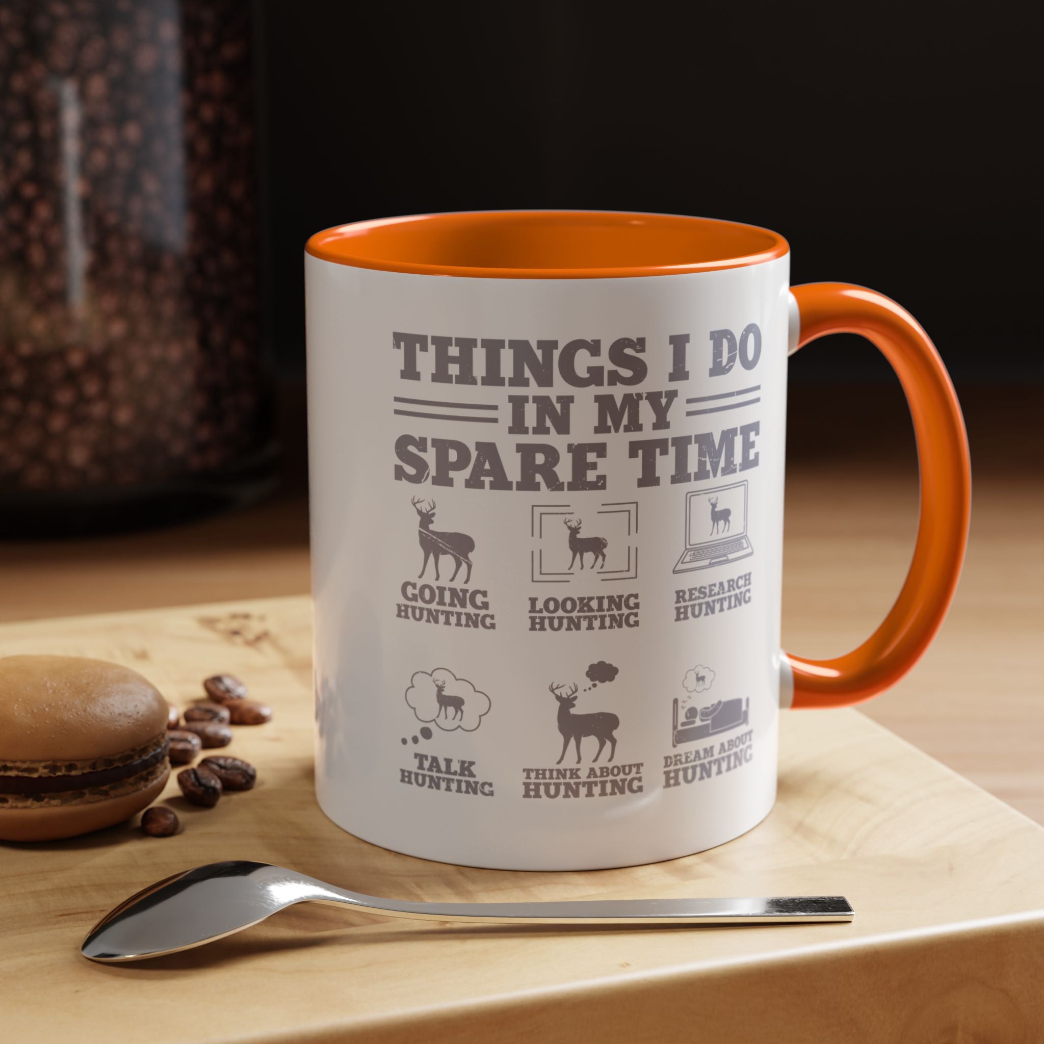 Things I Do In My Spare Time | Funny Coffee Mug, Sarcastic Tea Cup, Unique Gift Idea