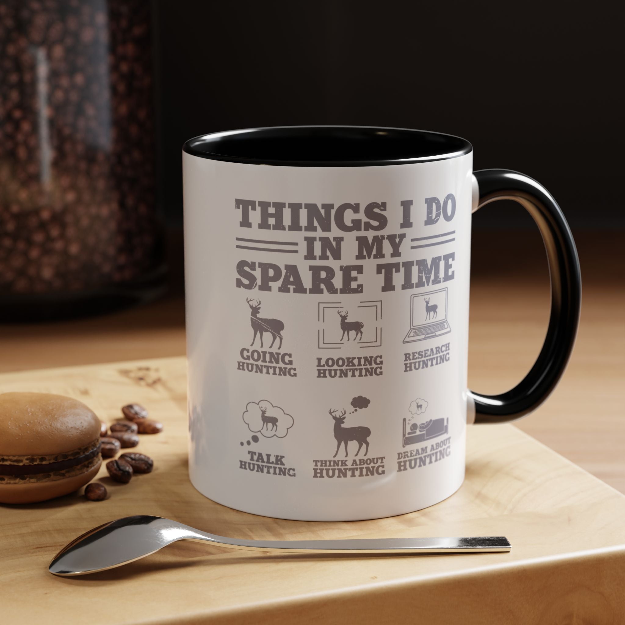 Things I Do In My Spare Time | Funny Coffee Mug, Sarcastic Tea Cup, Unique Gift Idea