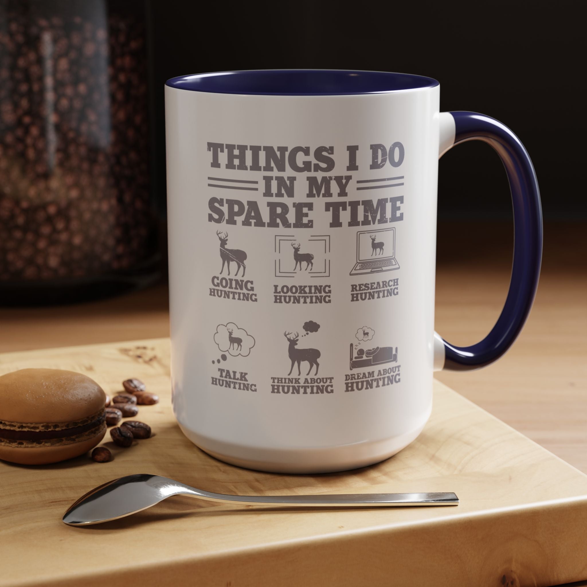 Things I Do In My Spare Time | Funny Coffee Mug, Sarcastic Tea Cup, Unique Gift Idea
