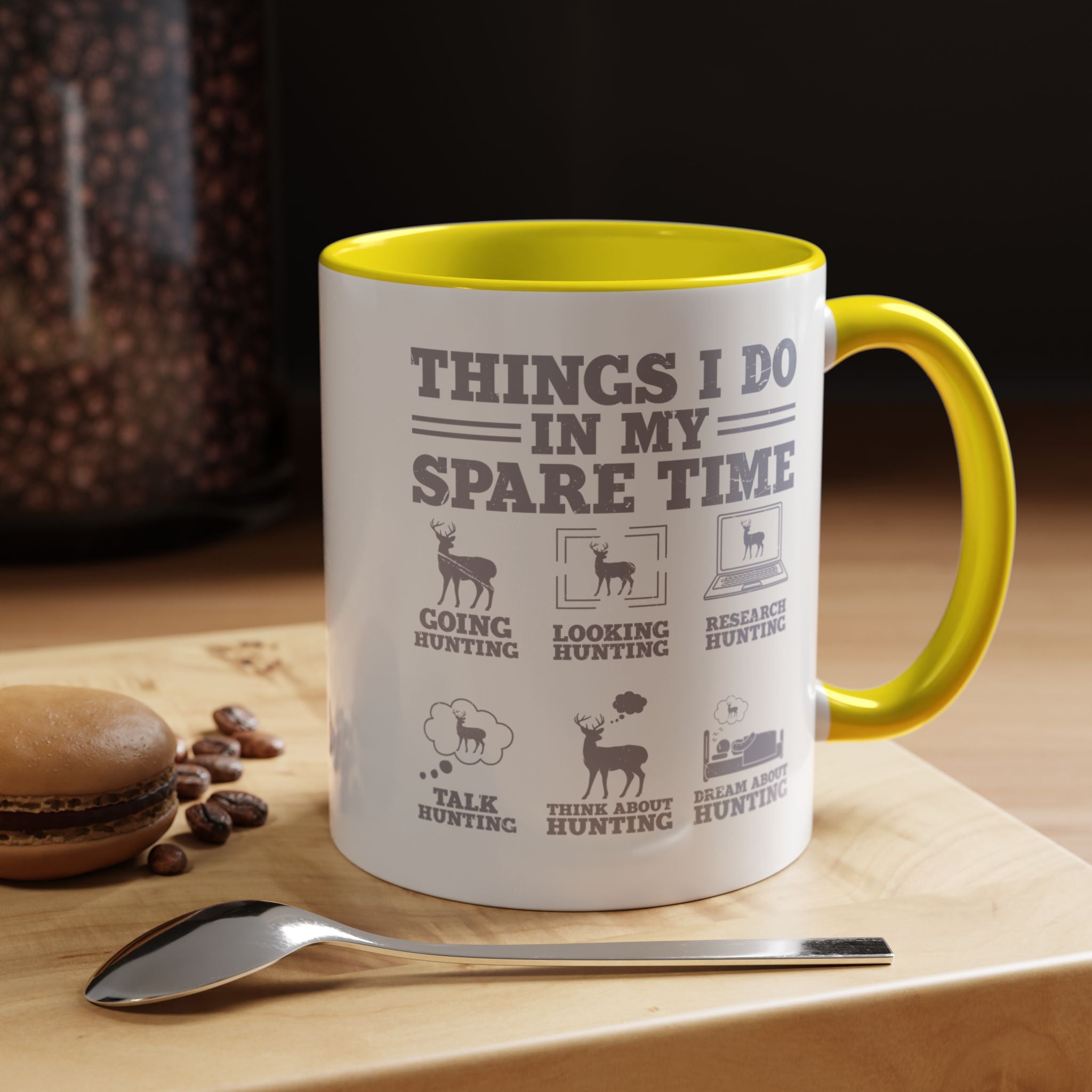 Things I Do In My Spare Time | Funny Coffee Mug, Sarcastic Tea Cup, Unique Gift Idea