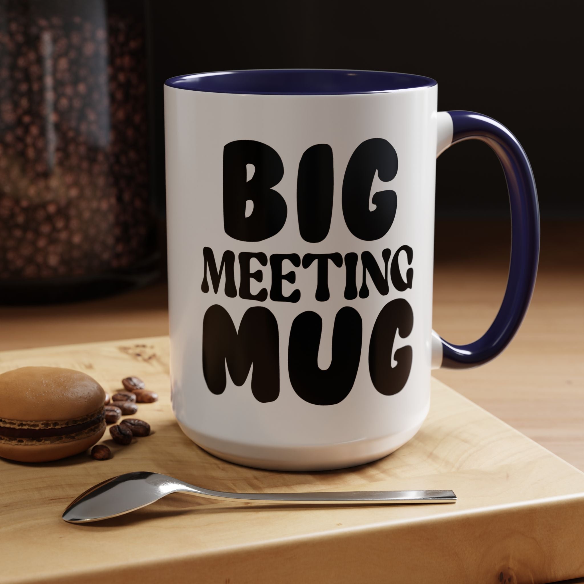 Funny Coffee Mug, Personalized Mug for Big Meeting Accent Coffee Cup (11, 15oz), Gift Under 20, White Elephant gift, Sarcastic Cup