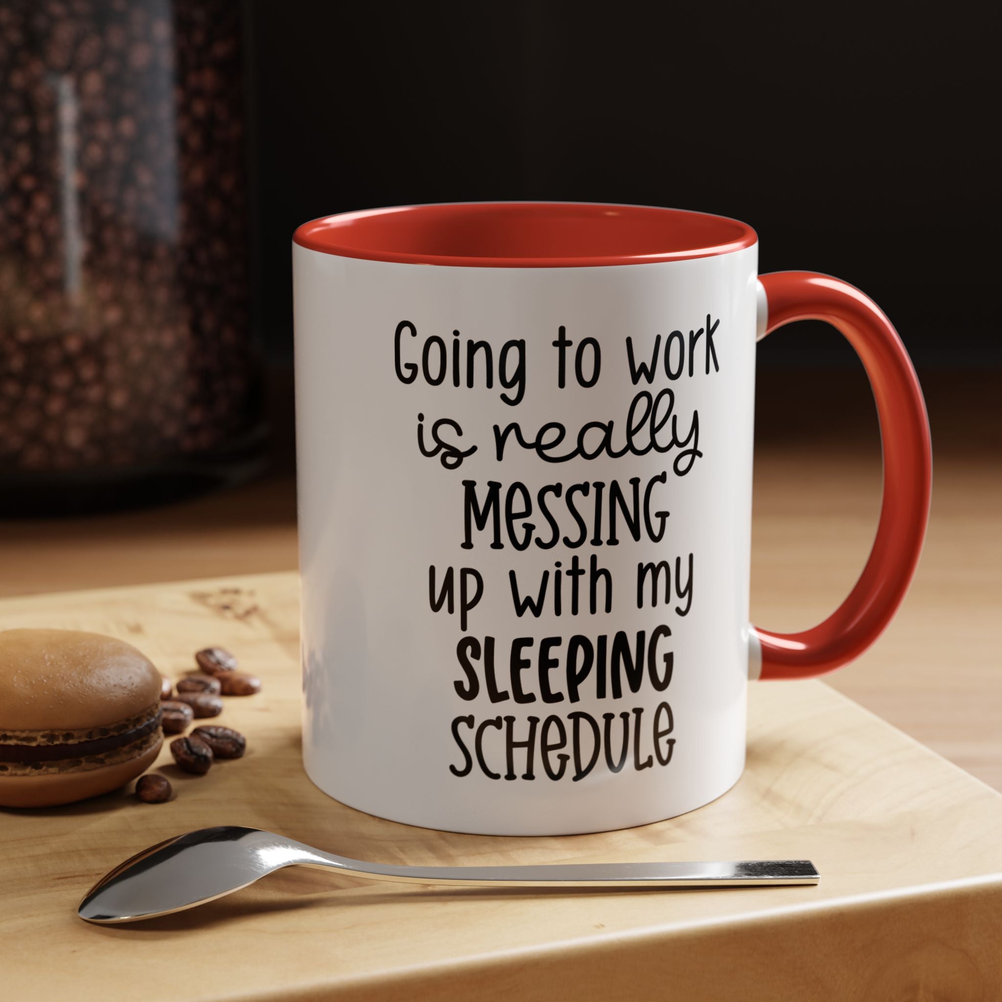 Sleeping Schedule | Funny Coffee Mug, Sarcastic Tea Cup, Unique Gift Idea