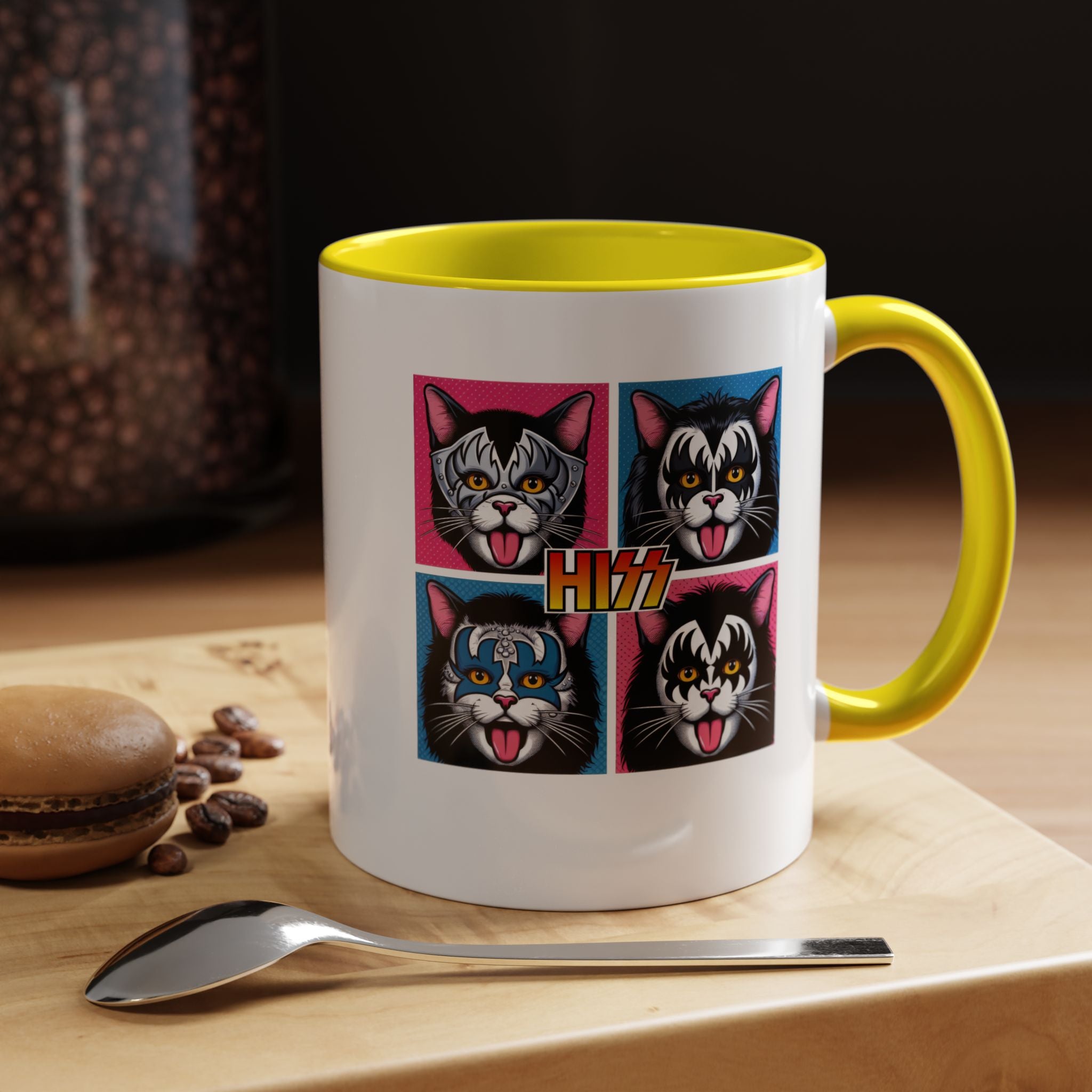 Hiss | Funny Coffee Mug, Sarcastic Tea Cup, Unique Gift Idea