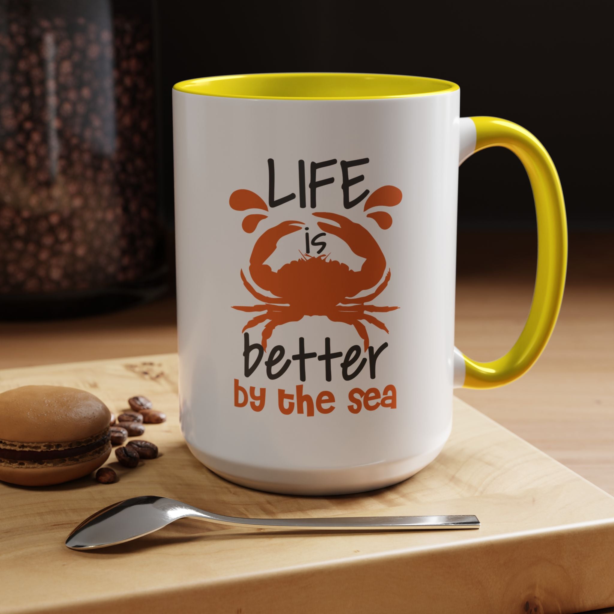Life is Better by the Sea | Funny Coffee Mug, Sarcastic Tea Cup, Unique Gift Idea