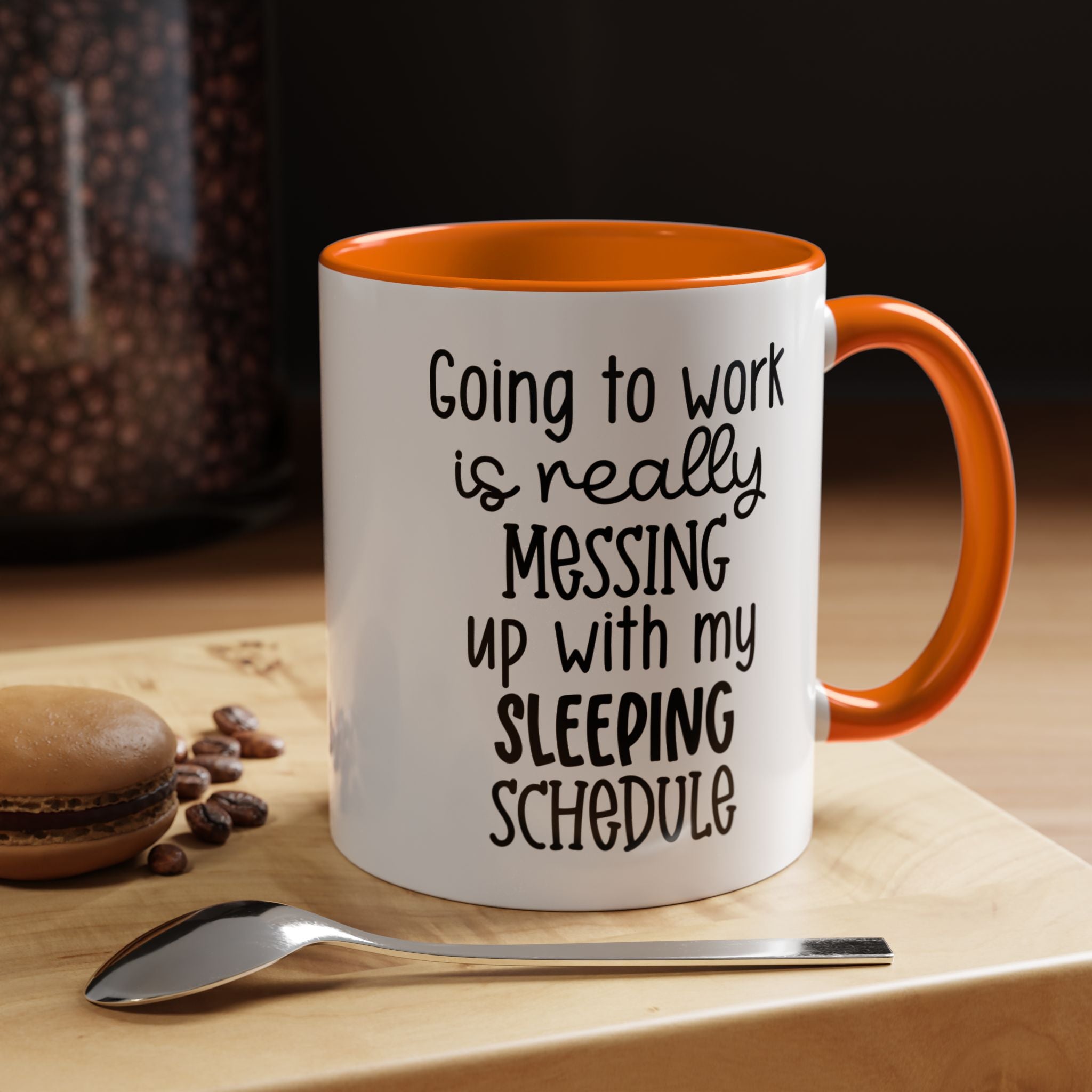 Sleeping Schedule | Funny Coffee Mug, Sarcastic Tea Cup, Unique Gift Idea