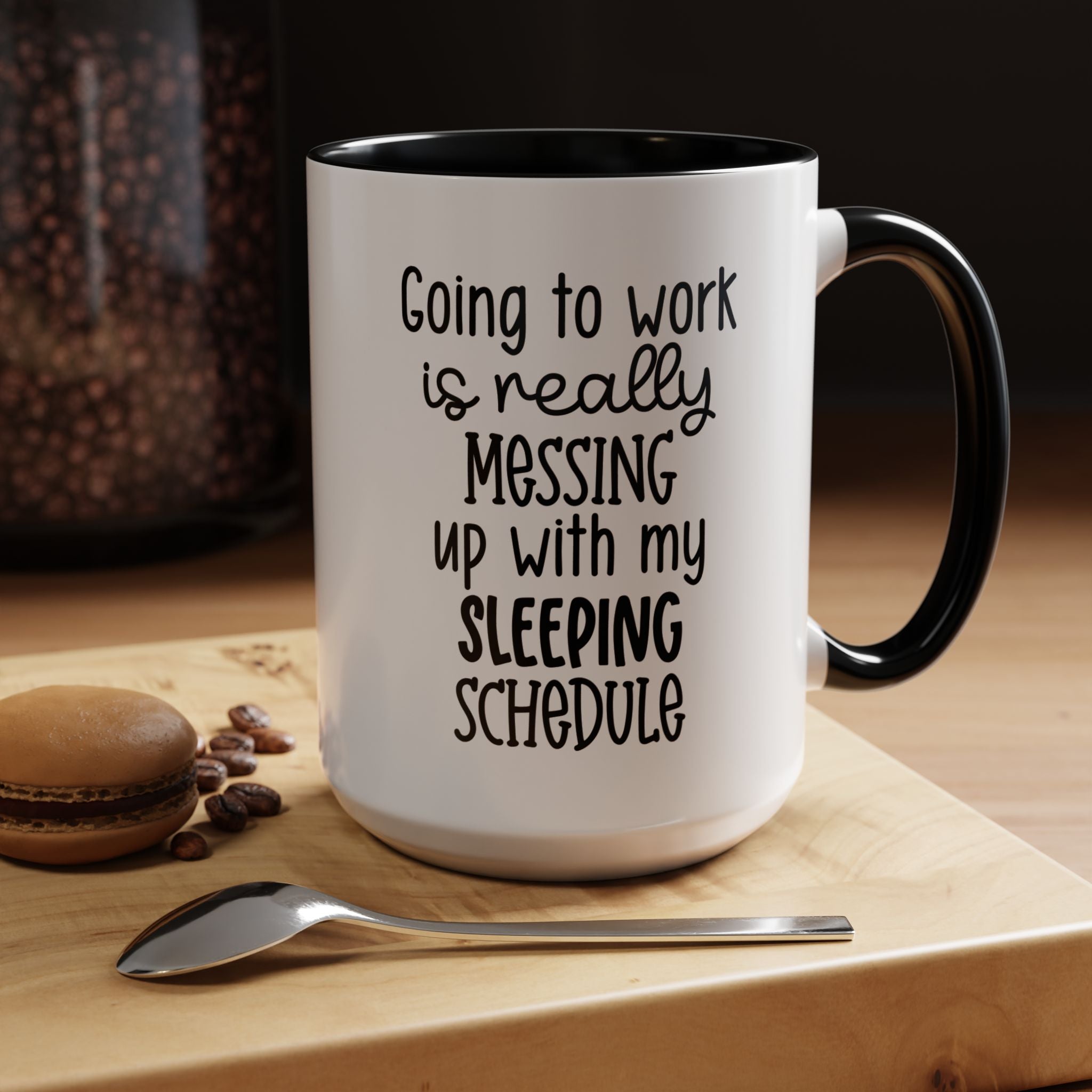 Sleeping Schedule | Funny Coffee Mug, Sarcastic Tea Cup, Unique Gift Idea