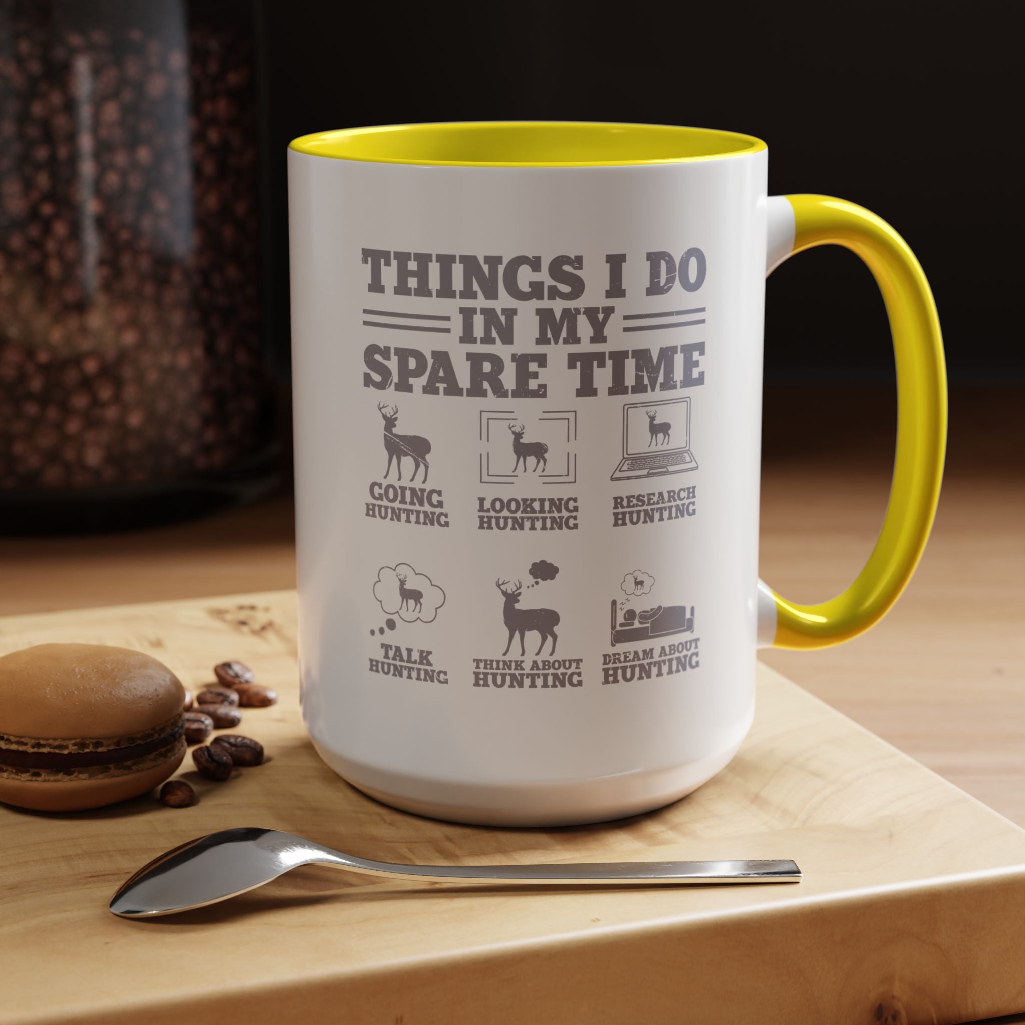 Things I Do In My Spare Time | Funny Coffee Mug, Sarcastic Tea Cup, Unique Gift Idea