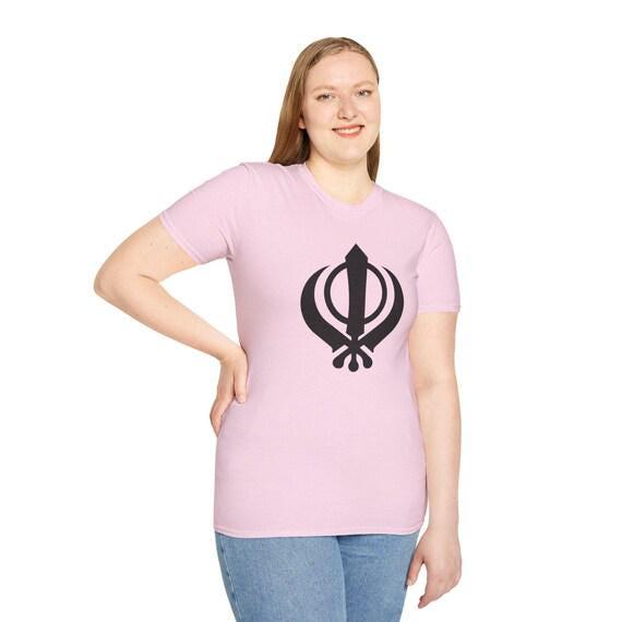 Golden Temple Khanda T-Shirt, Sikhism Symbol Shirt, Pride of Sikh Religion Apparel, Unisex Softstyle Tee, Sikh Gift