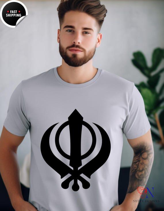 Golden Temple Khanda T-Shirt, Sikhism Symbol Shirt, Pride of Sikh Religion Apparel, Unisex Softstyle Tee, Sikh Gift