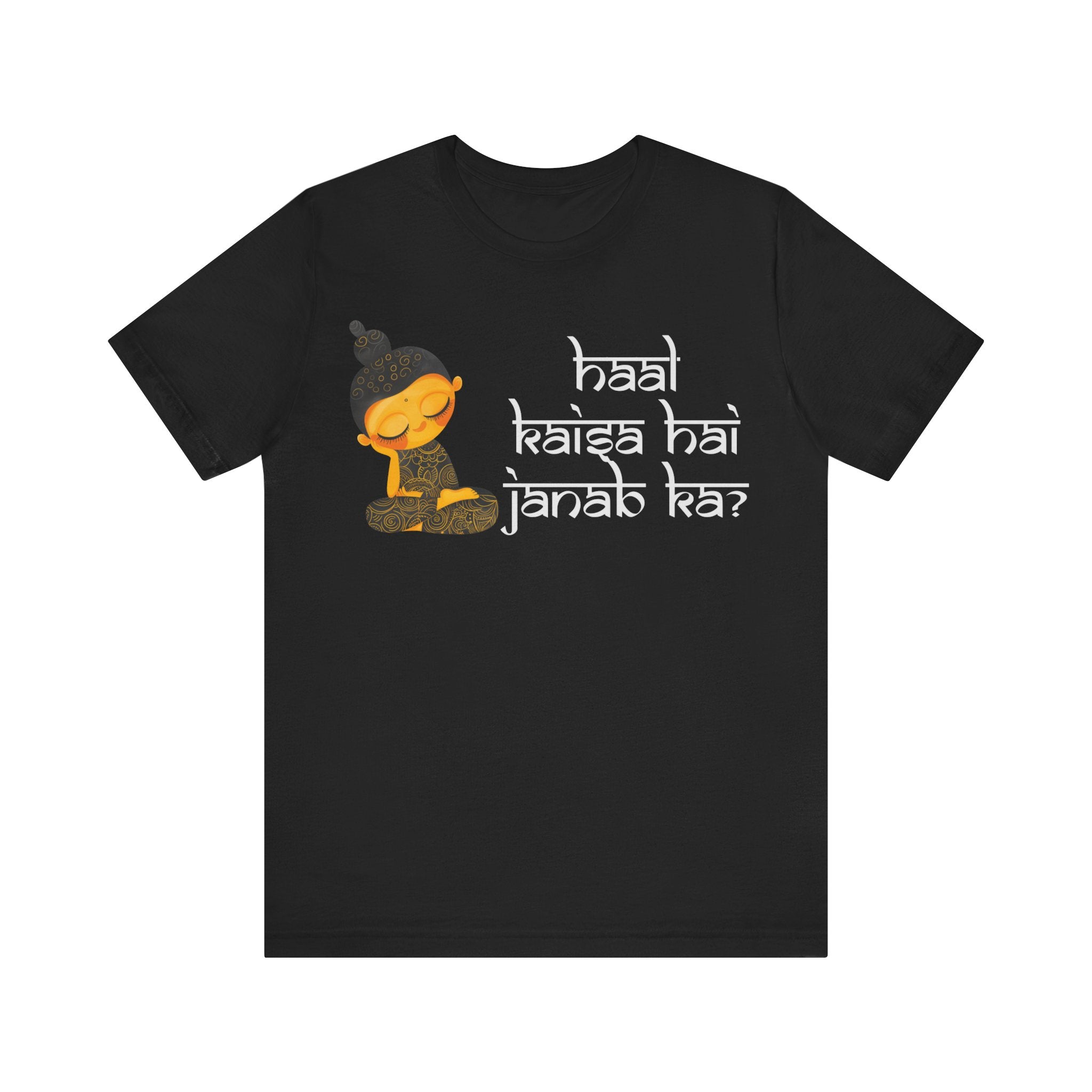 Haal Kaisa Hai Janab Ka Desi Tshirts Jersey Short Sleeve Personaliz...