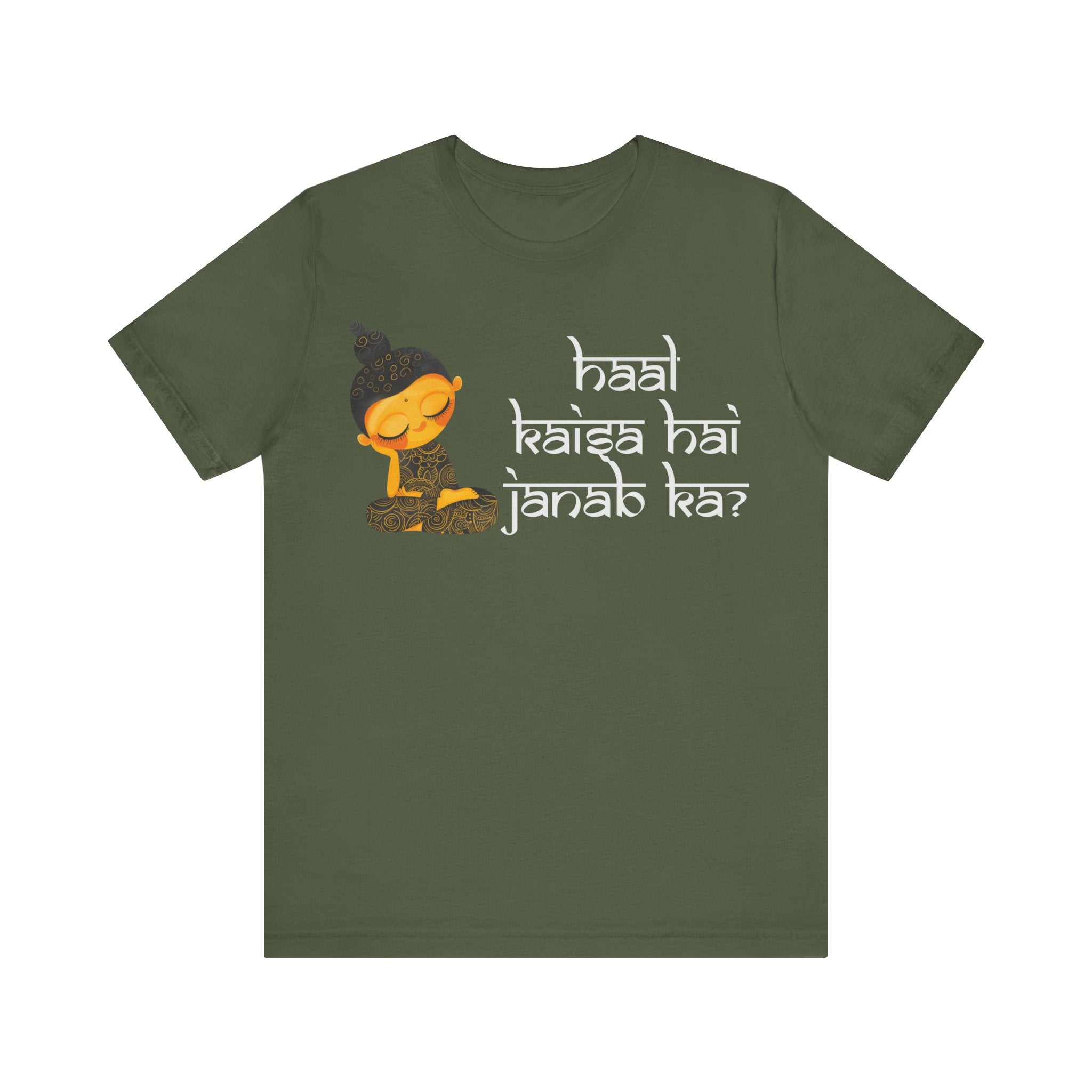 Haal Kaisa Hai Janab Ka Desi Tshirts Jersey Short Sleeve Personaliz...