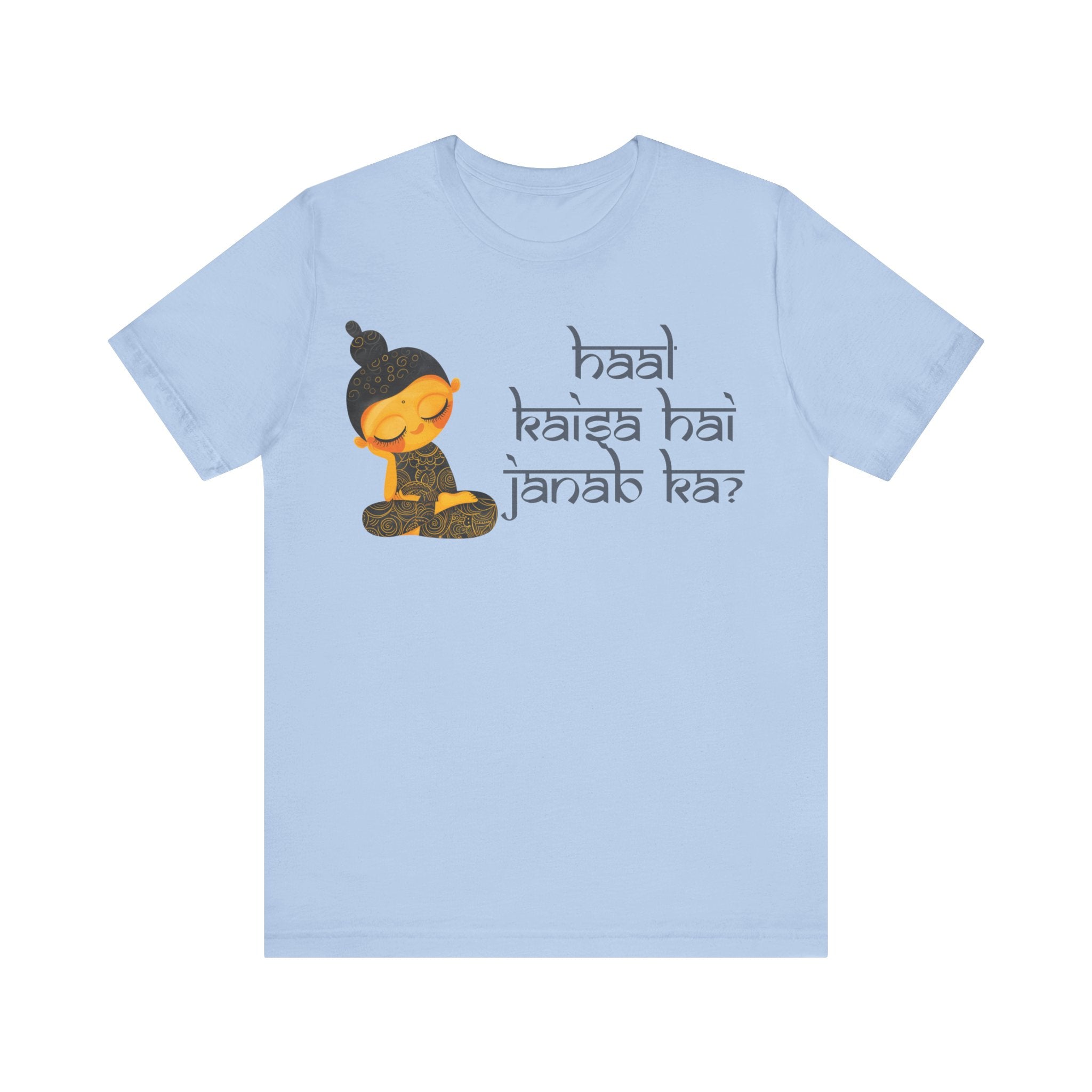 Haal Kaisa Hai Janab Ka Desi Tshirts Jersey Short Sleeve Personaliz...