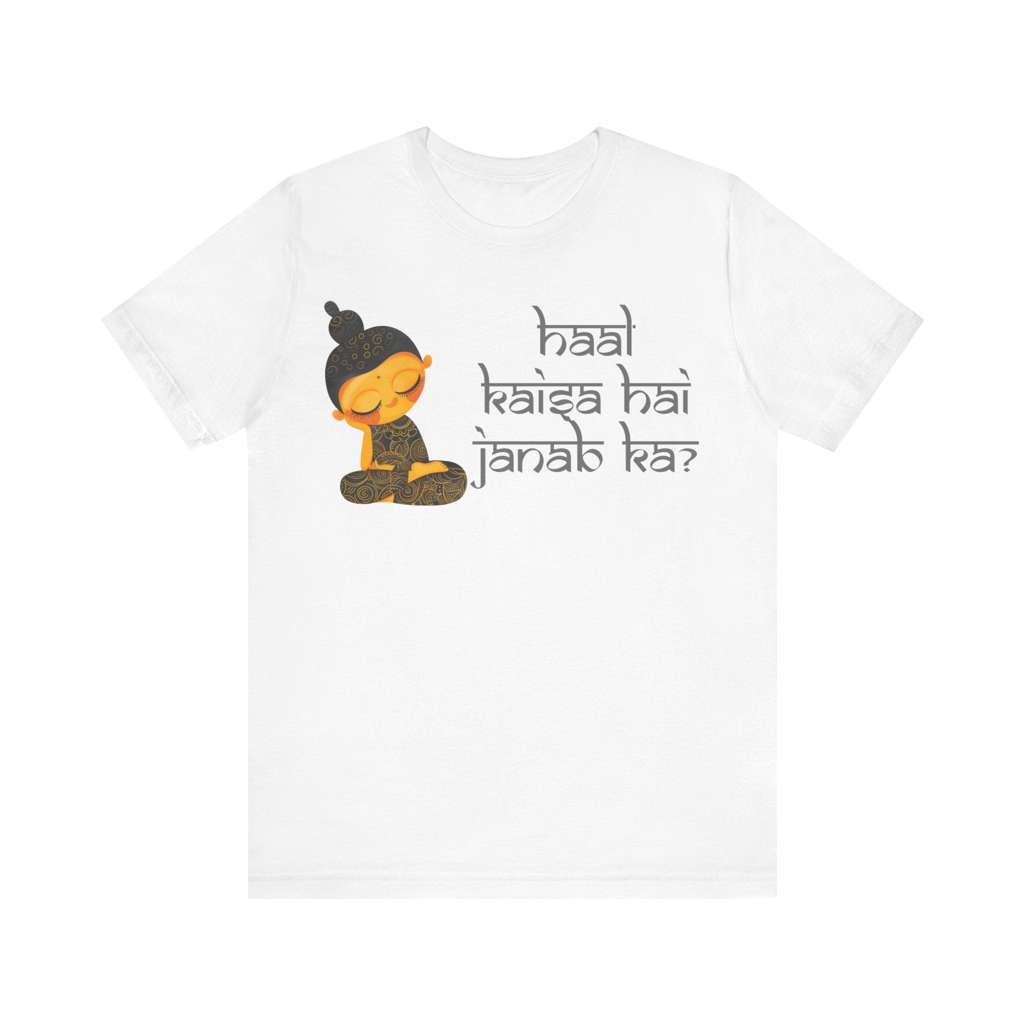 Haal Kaisa Hai Janab Ka Desi Tshirts Jersey Short Sleeve Personaliz...