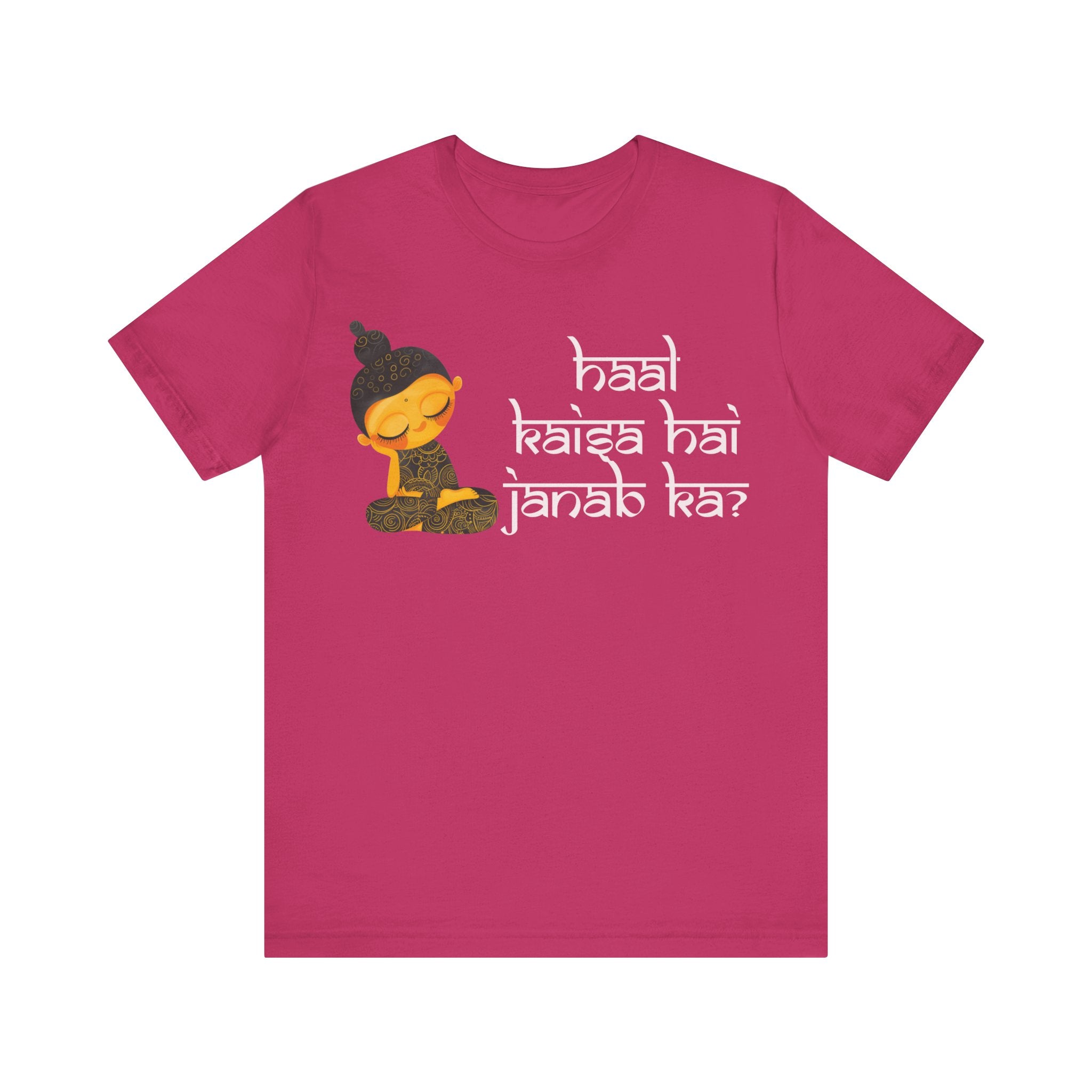 Haal Kaisa Hai Janab Ka Desi Tshirts Jersey Short Sleeve Personaliz...