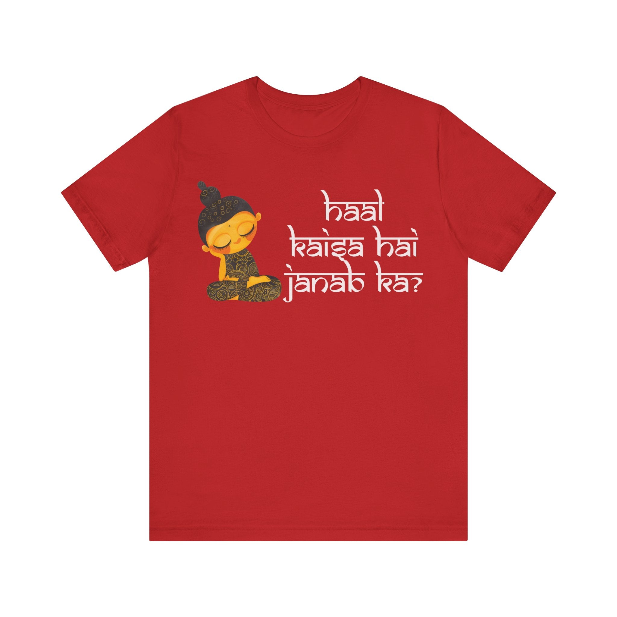 Haal Kaisa Hai Janab Ka Desi Tshirts Jersey Short Sleeve Personaliz...