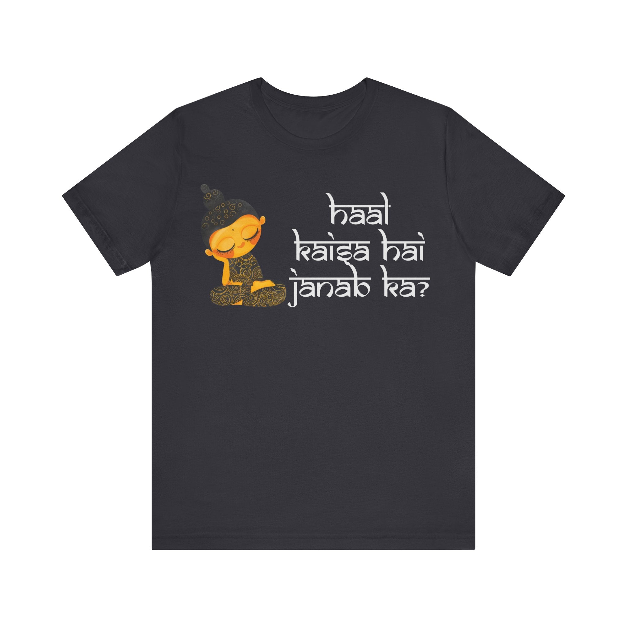 Haal Kaisa Hai Janab Ka Desi Tshirts Jersey Short Sleeve Personaliz...