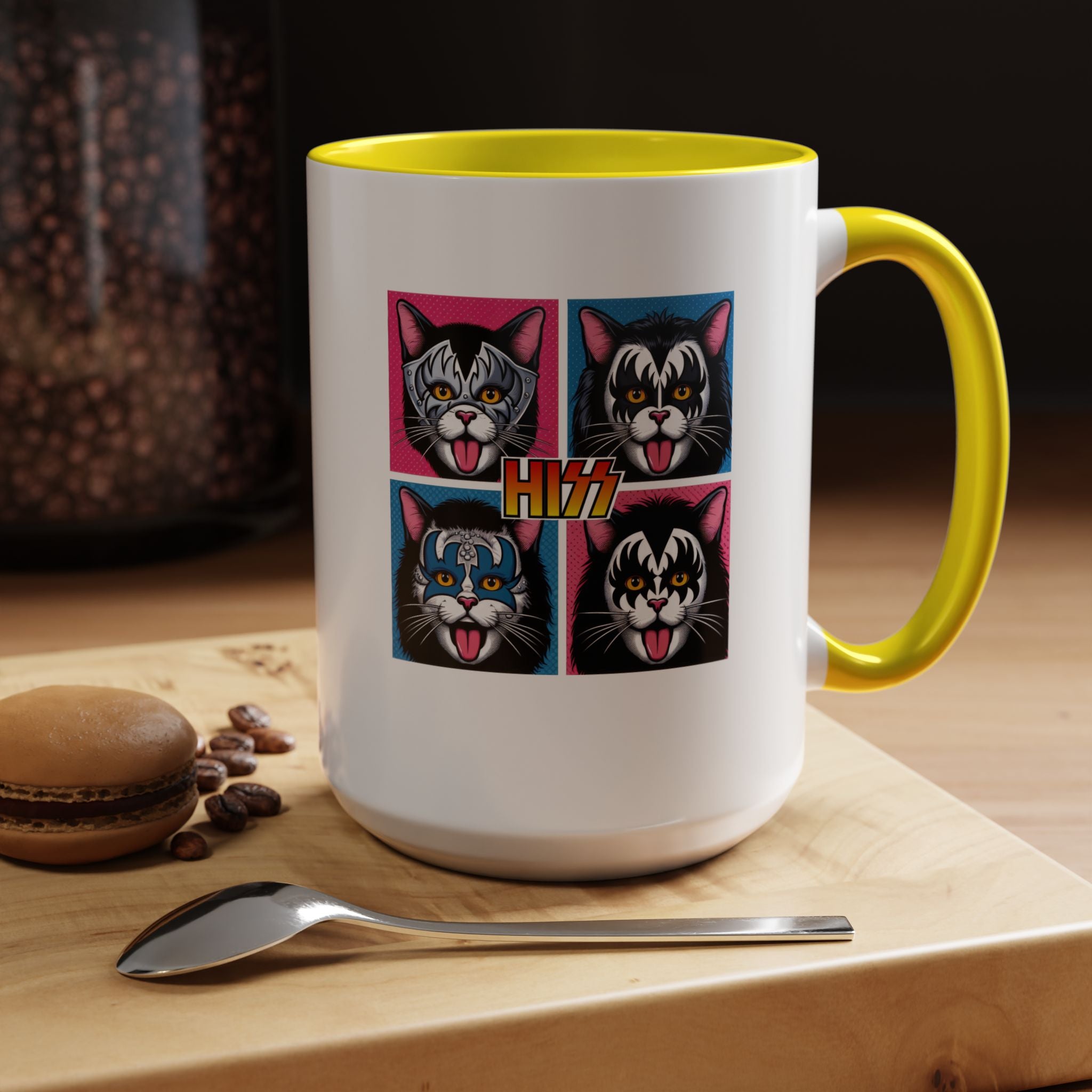 Hiss | Funny Coffee Mug, Sarcastic Tea Cup, Unique Gift Idea