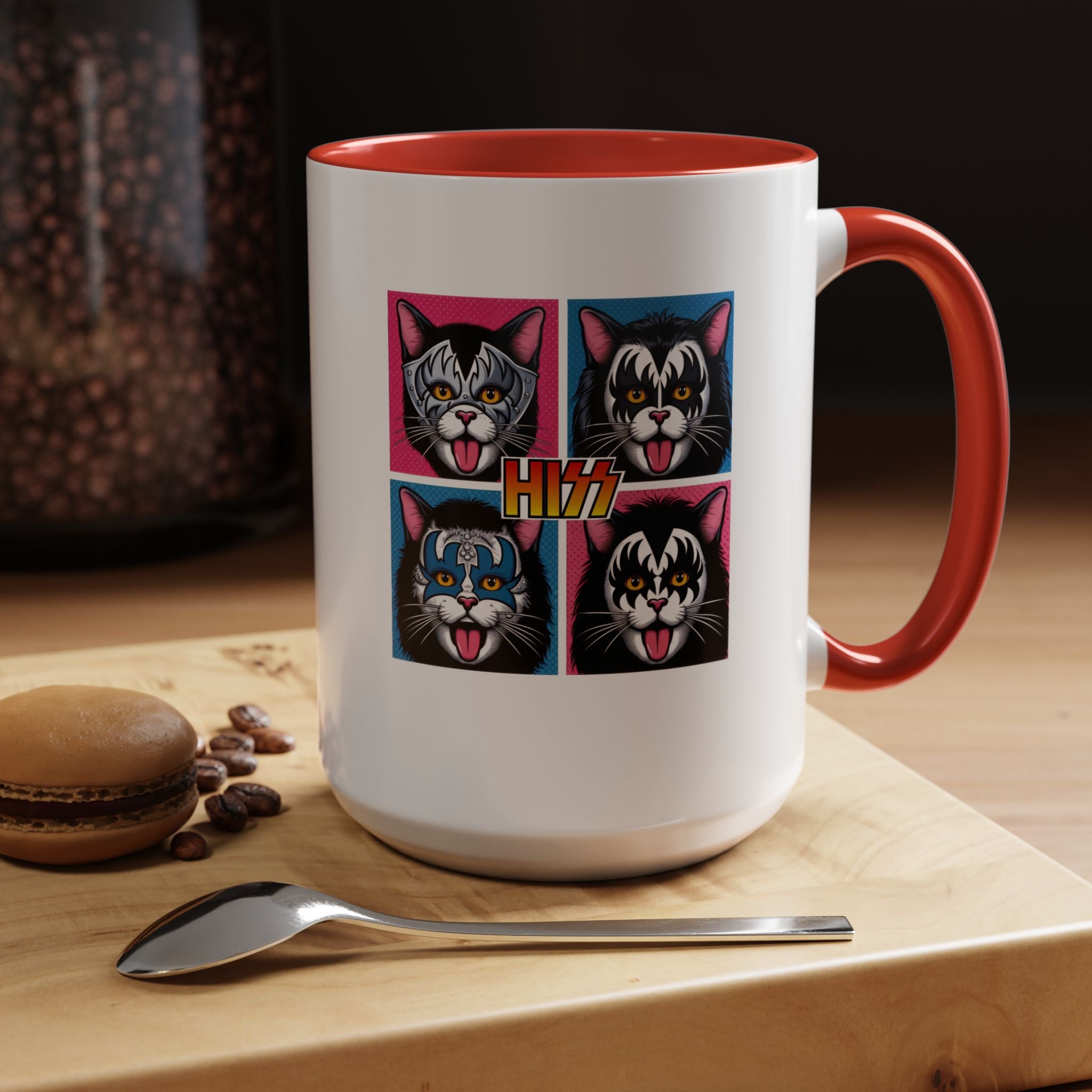 Hiss | Funny Coffee Mug, Sarcastic Tea Cup, Unique Gift Idea